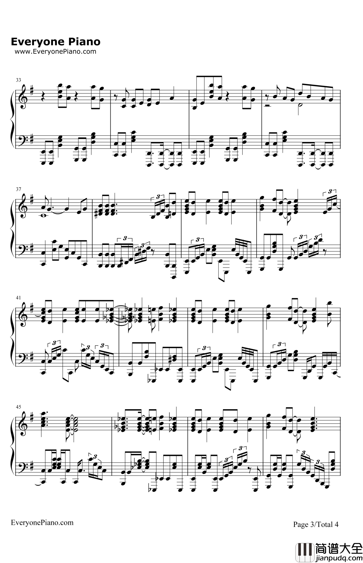 夜は眠れるかい钢琴谱_flumpool_亚人OP