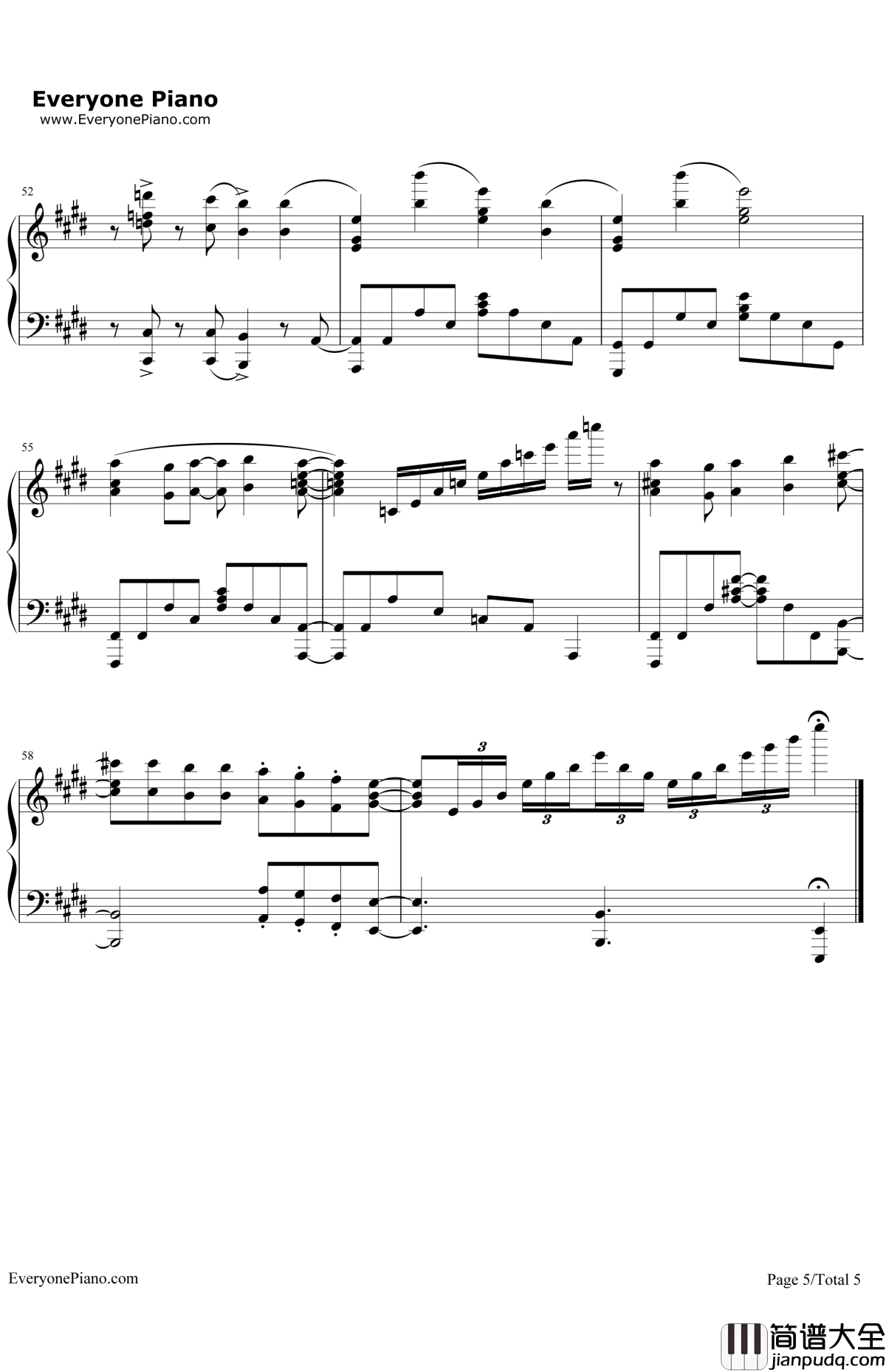 ノーポイッ！钢琴谱_PetitRabbit's_请问您今天要来点兔子吗？第二季OP