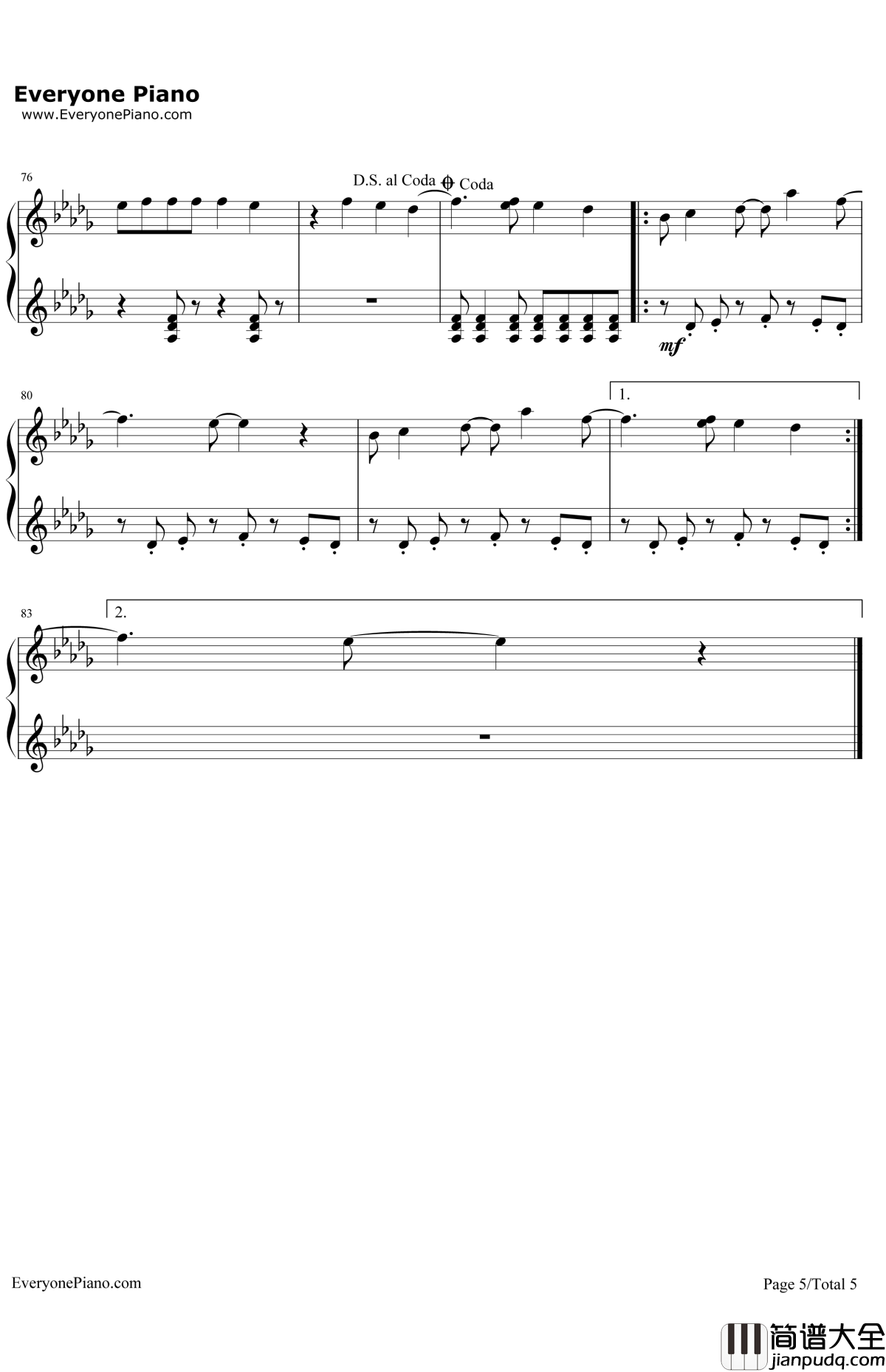 Stitches钢琴谱_ShawnMendes