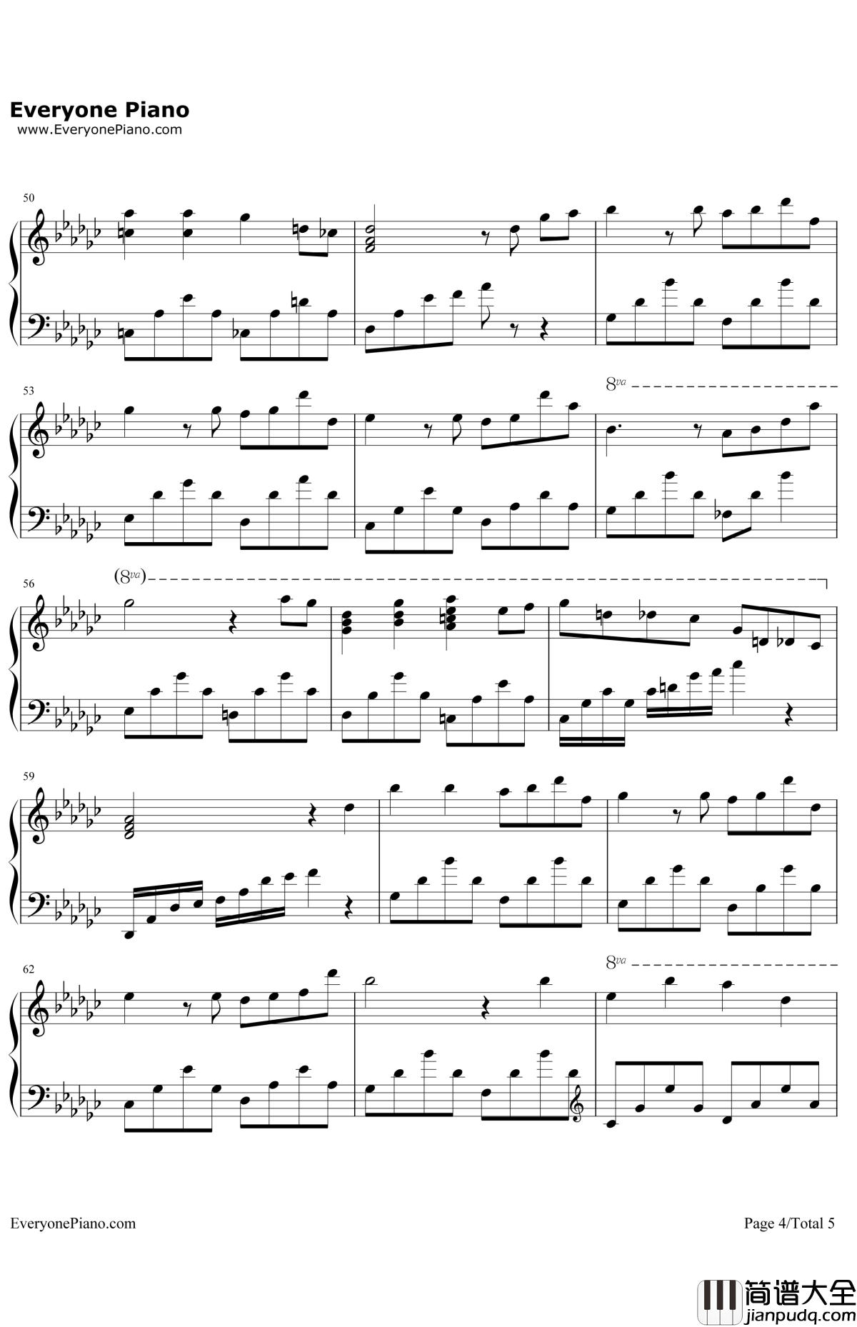 NuitSilencieuse钢琴谱_高考恋爱一百天BGM