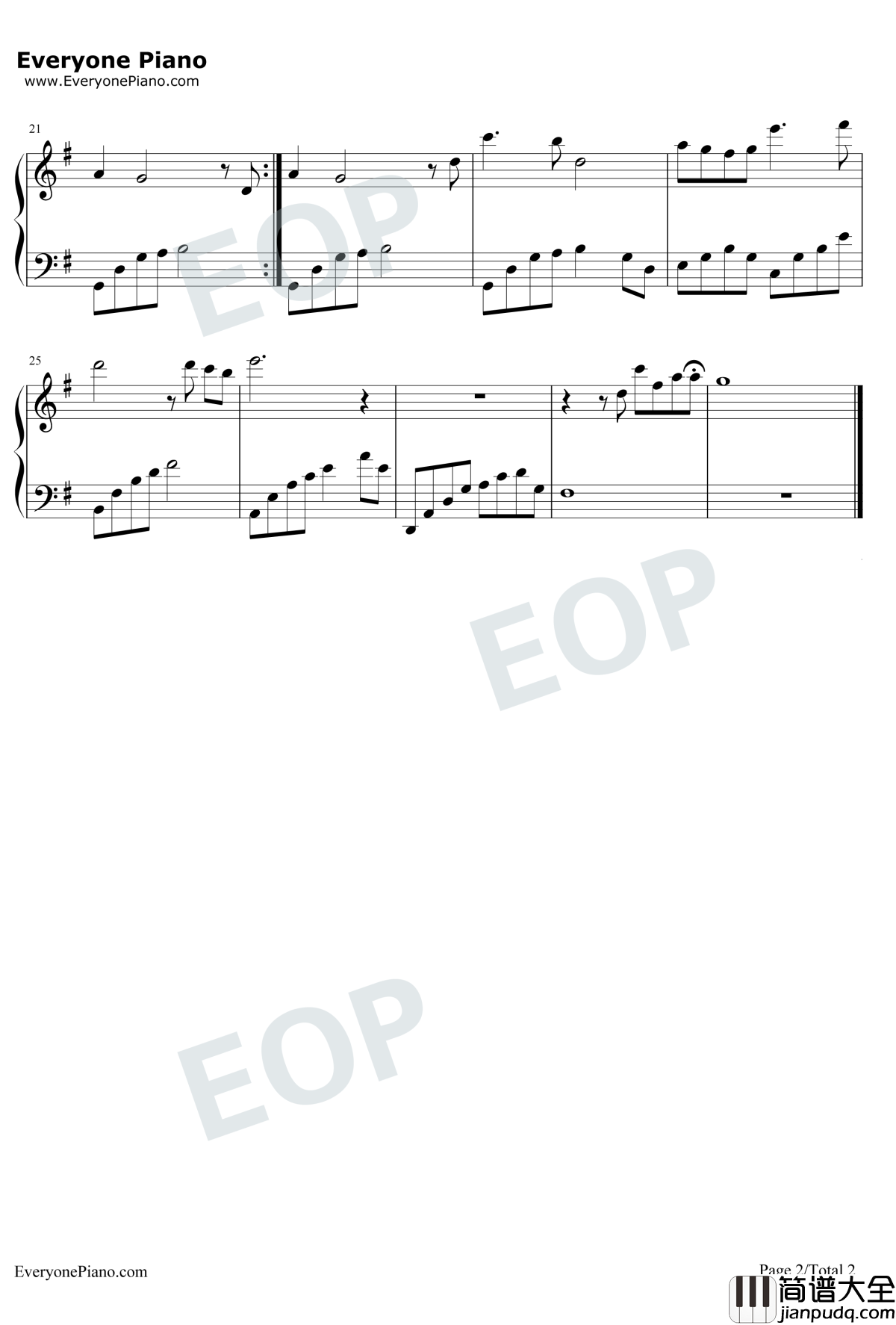 Missingyou钢琴谱_LeePil_sung_冬季恋歌主题曲