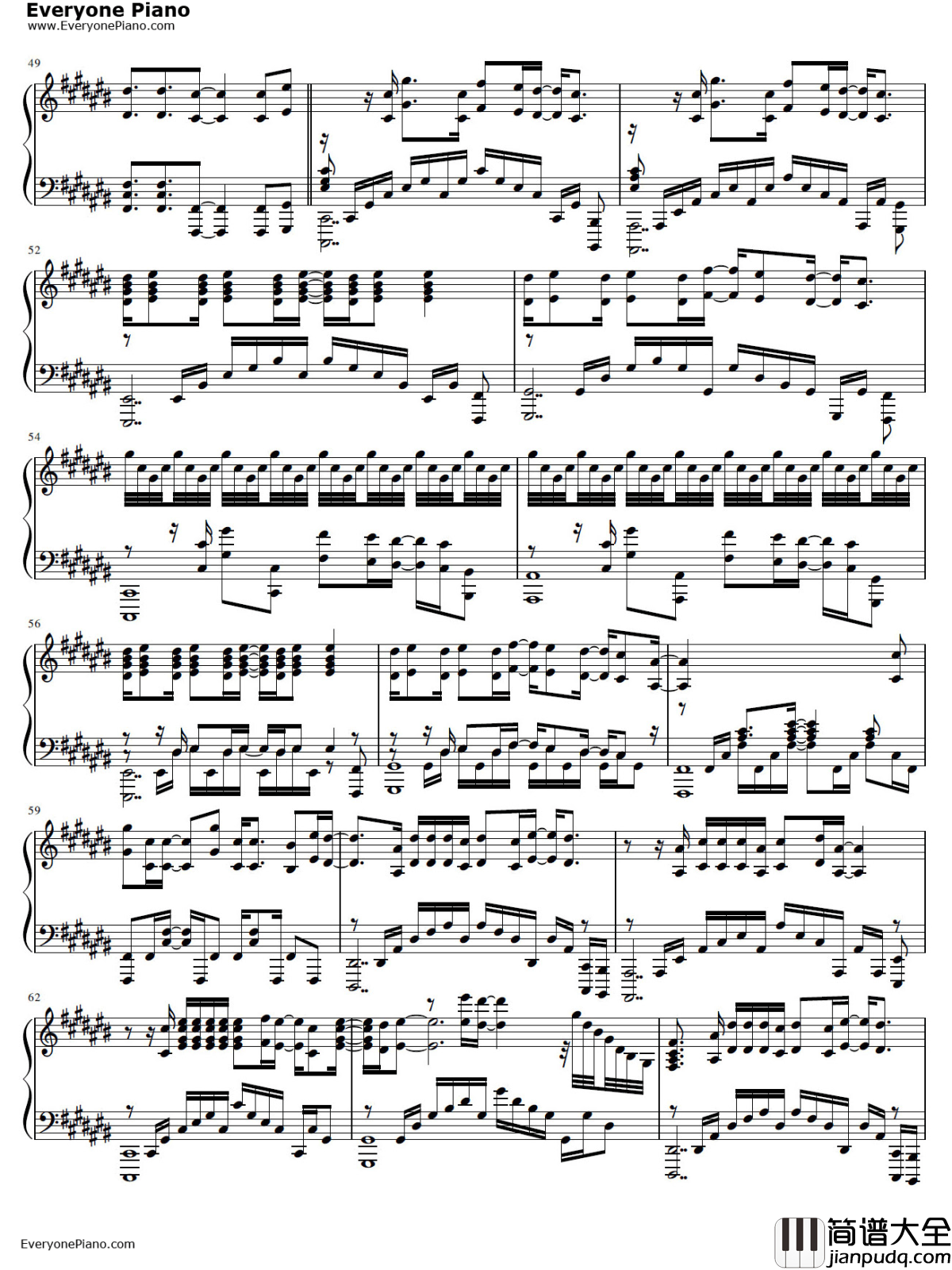 HowCloseYouAre钢琴谱_宫野真守_亚人ED