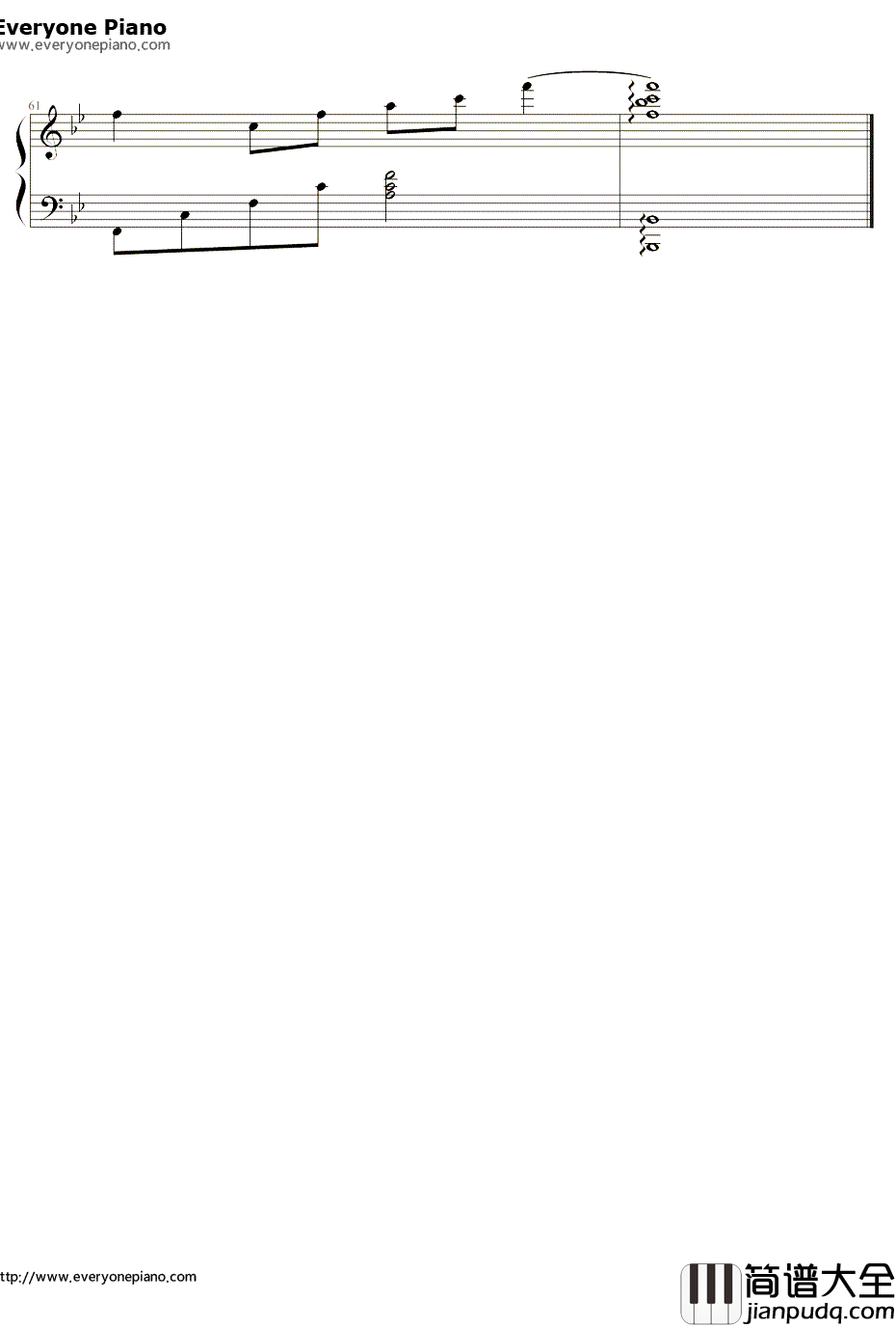 挥着翅膀的女孩钢琴谱__容祖儿