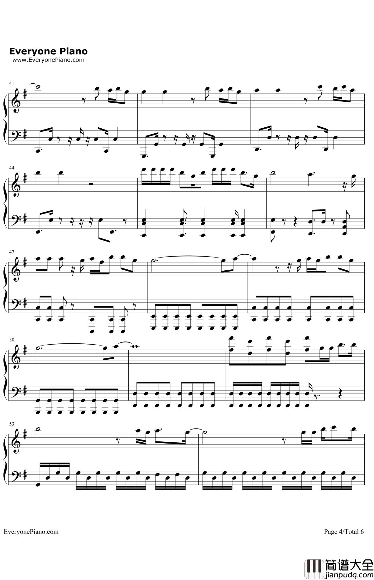 FightSong钢琴谱_RachelPlatten