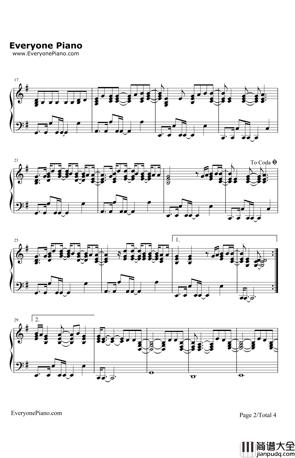 TheWarIsOver钢琴谱_KellyClarkson