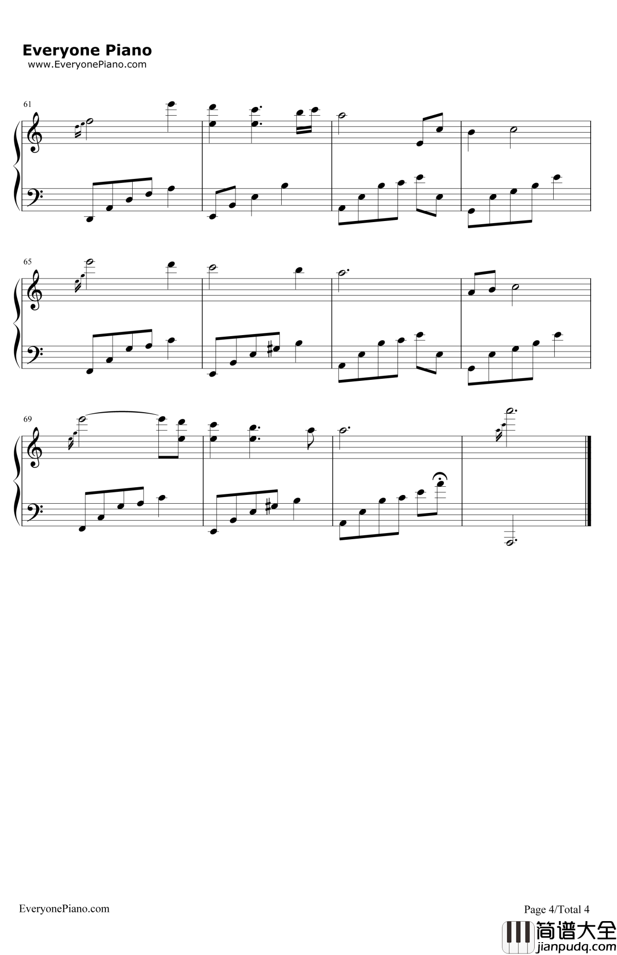 夜的钢琴曲20钢琴谱_石进