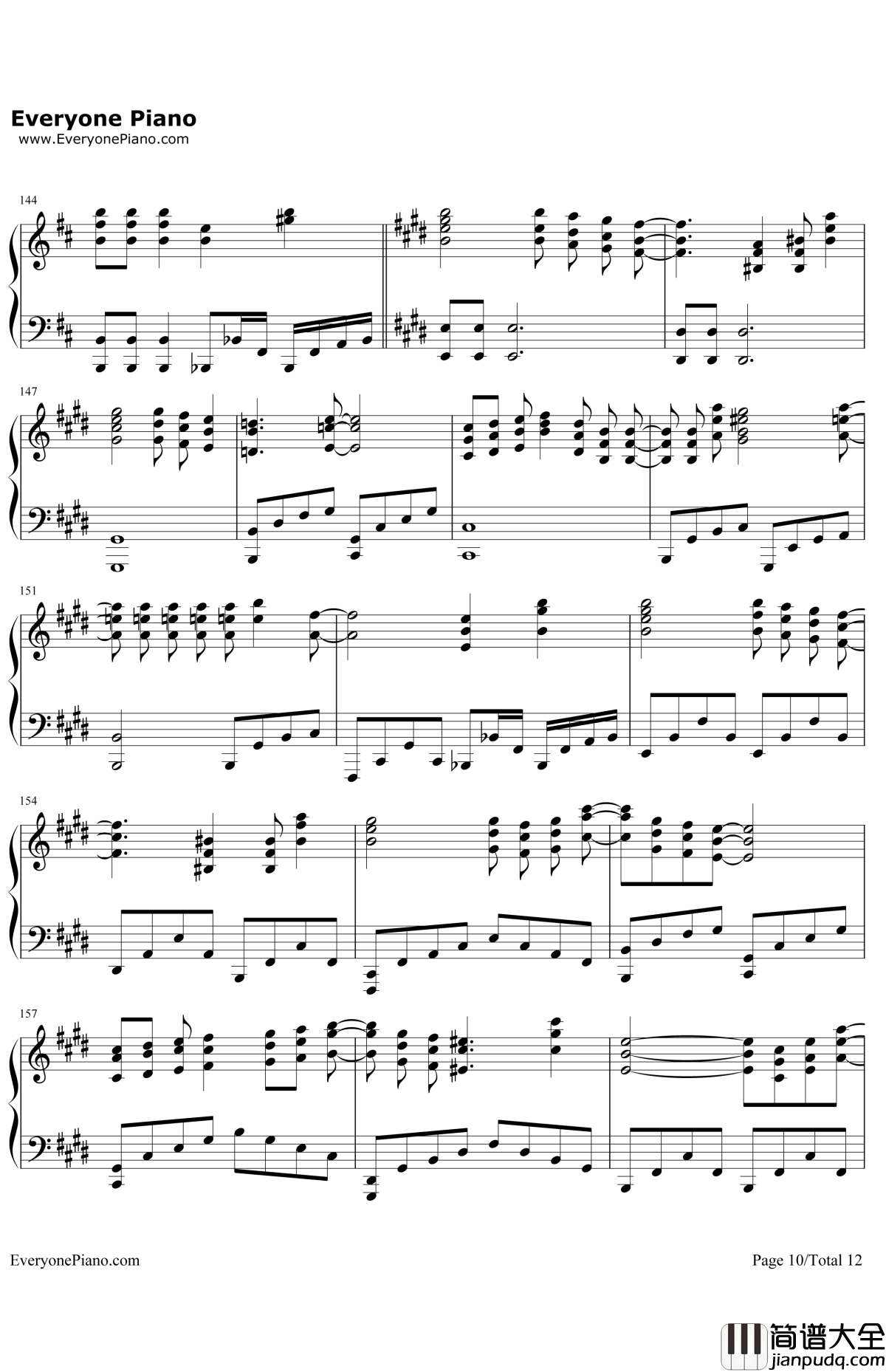 Star!!钢琴谱_田中秀和_偶像大师灰姑娘女孩OP