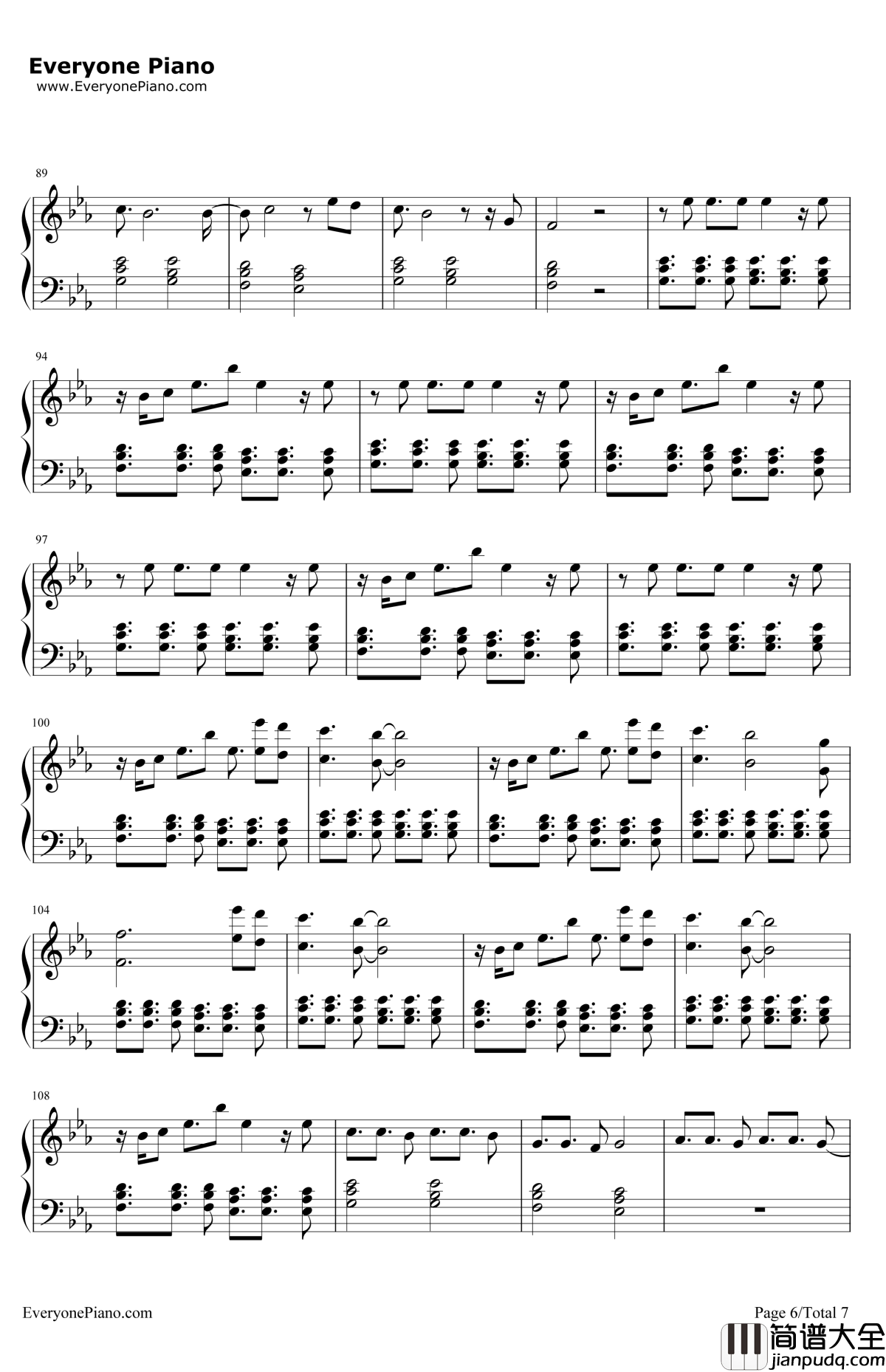 HappyBirthday钢琴谱_Kygo