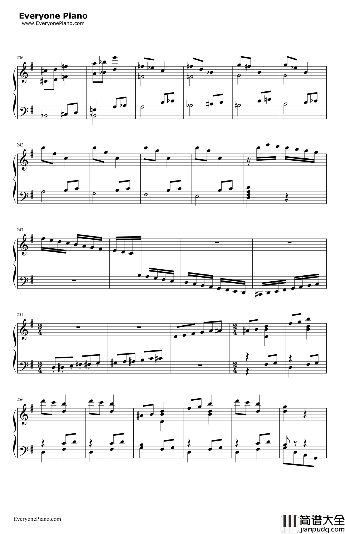 丢失一分钱的愤怒钢琴谱_贝多芬