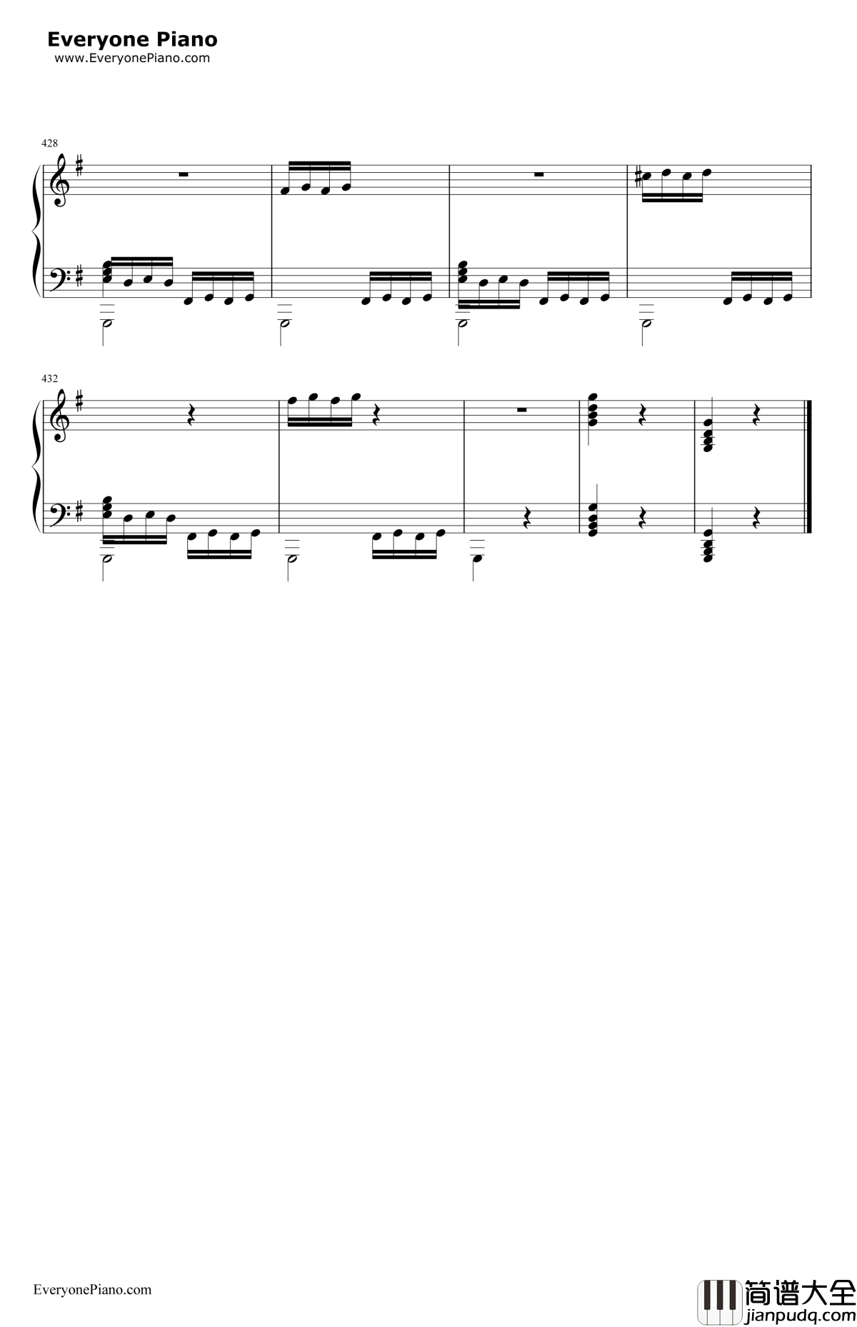 丢失一分钱的愤怒钢琴谱_贝多芬