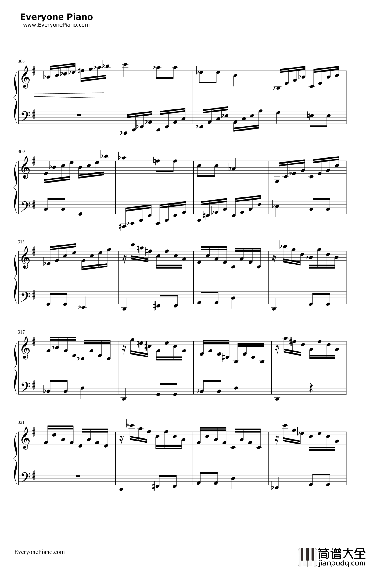 丢失一分钱的愤怒钢琴谱_贝多芬