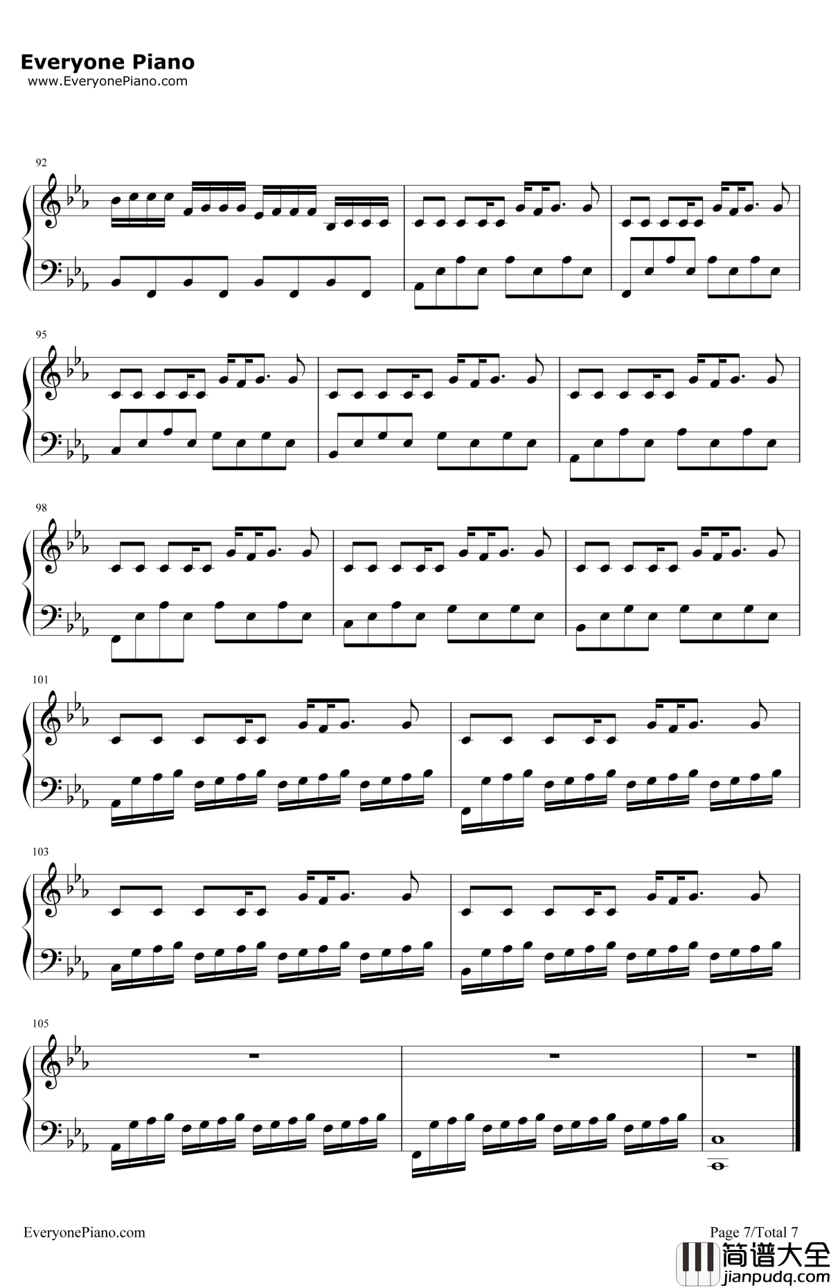 DarkNecessities钢琴谱_RedHotChiliPeppers