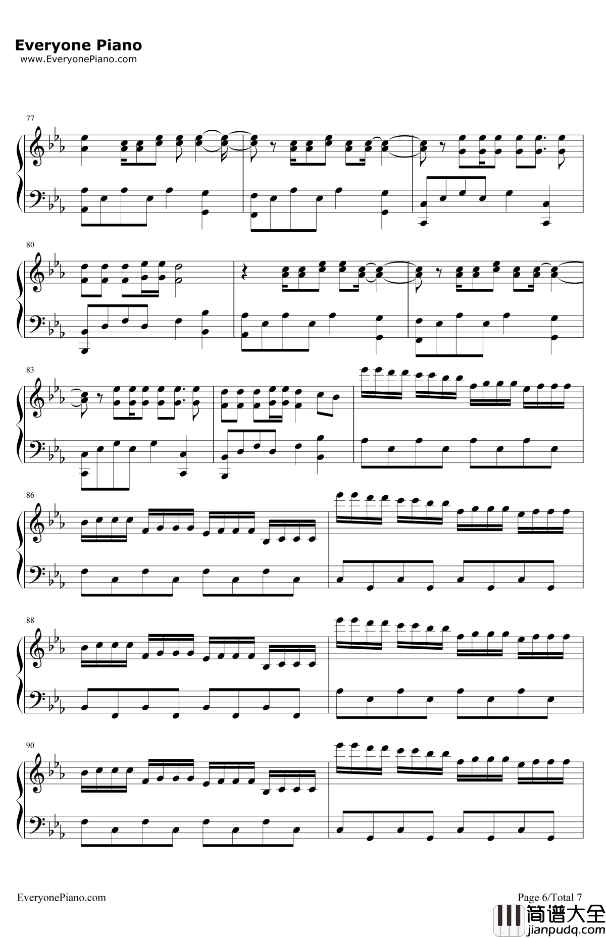 DarkNecessities钢琴谱_RedHotChiliPeppers