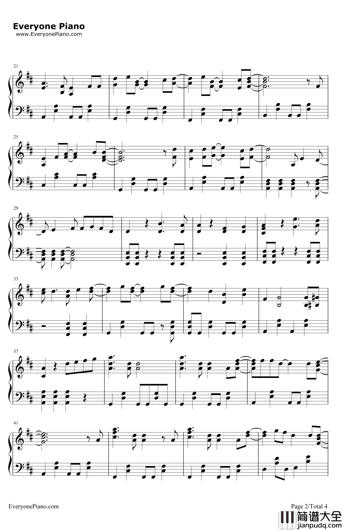 Heroes钢琴谱_BriantheSun_我的英雄学院ED