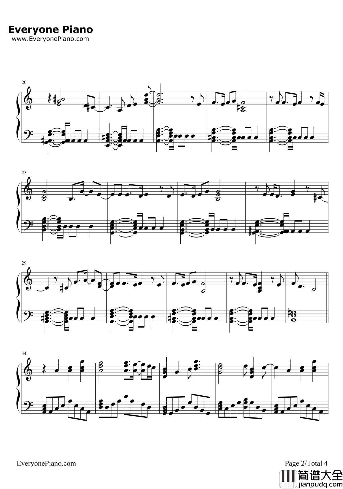 ColorOfYourLife钢琴谱_MichalSzpak