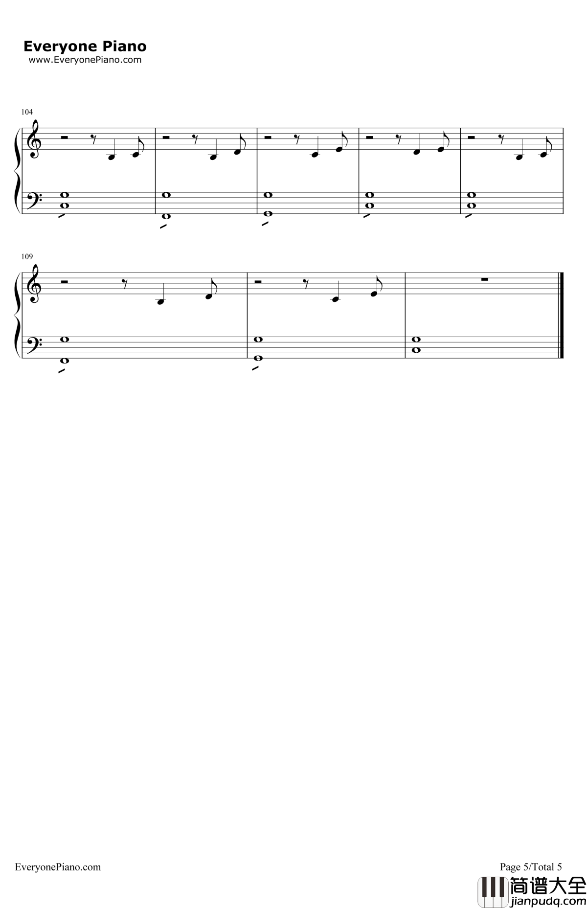 BoredToDeath钢琴谱_Blink_182