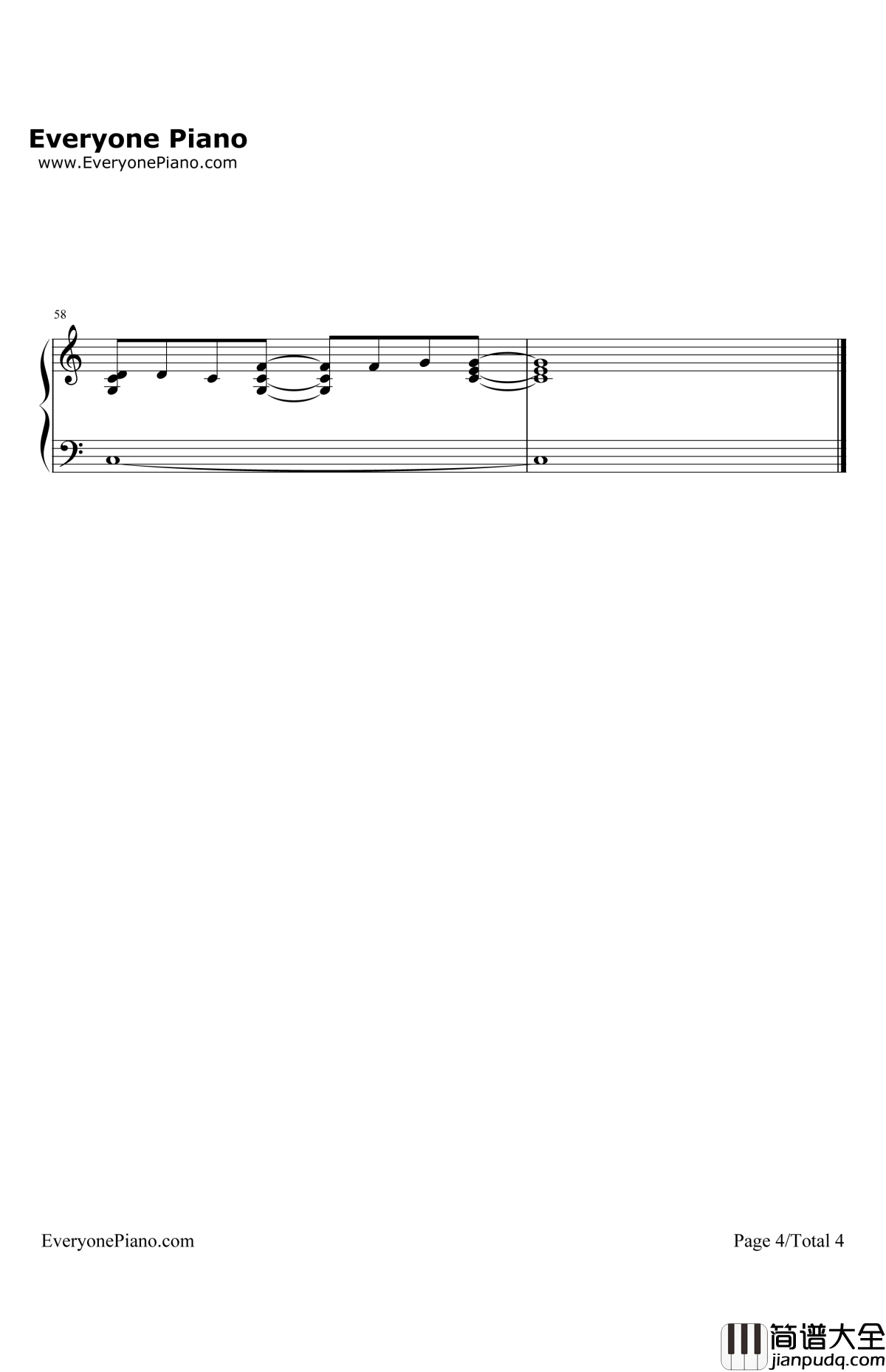 StandingInFrontOfYou钢琴谱_KellyClarkson