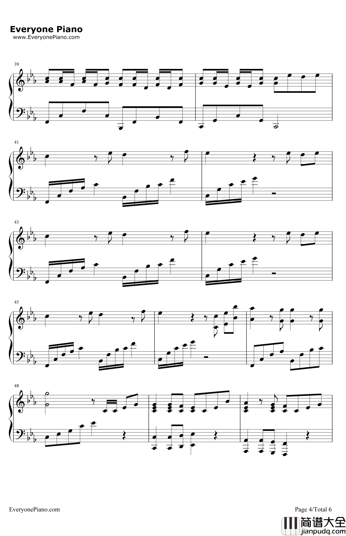 HymnfortheWeekend钢琴谱_Coldplay