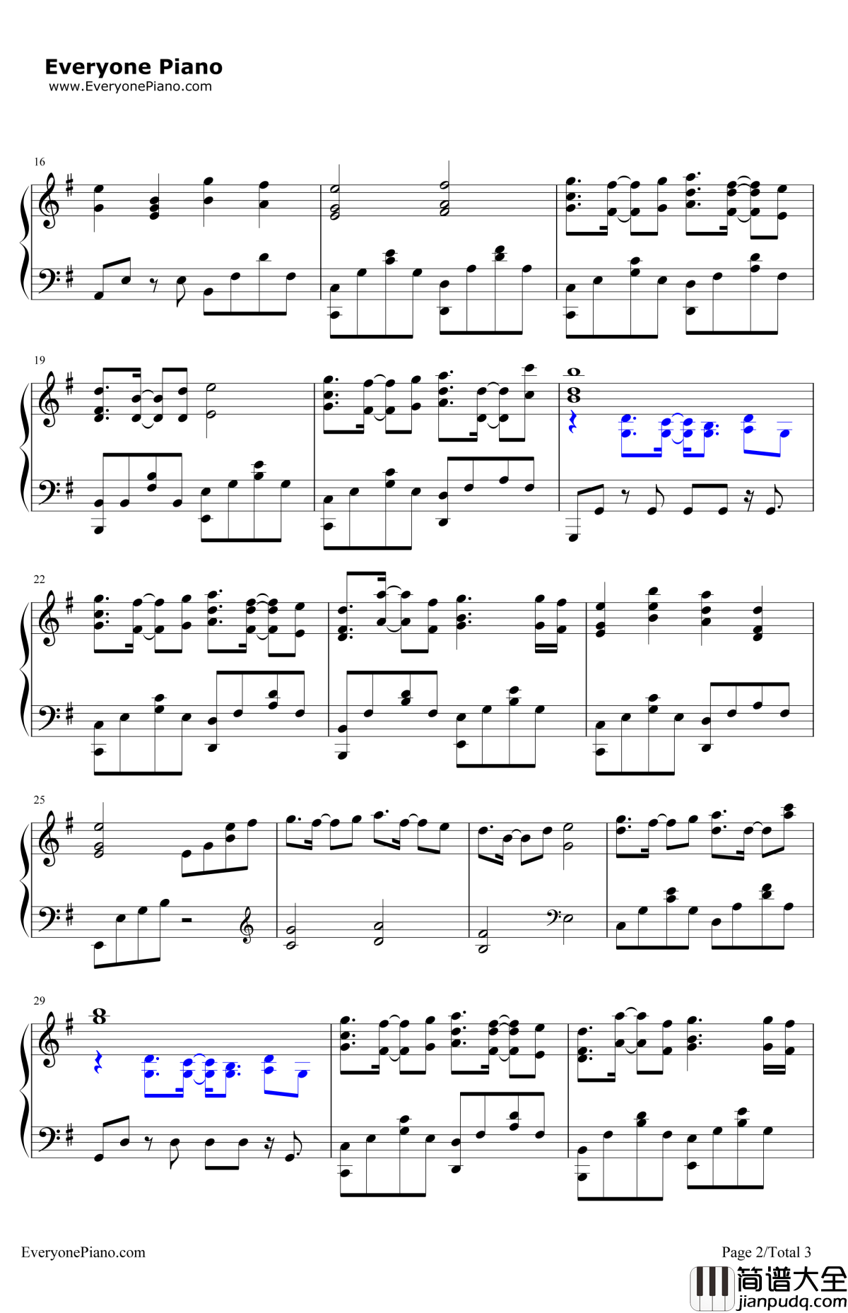 如果我们不曾相遇钢琴谱_五月天