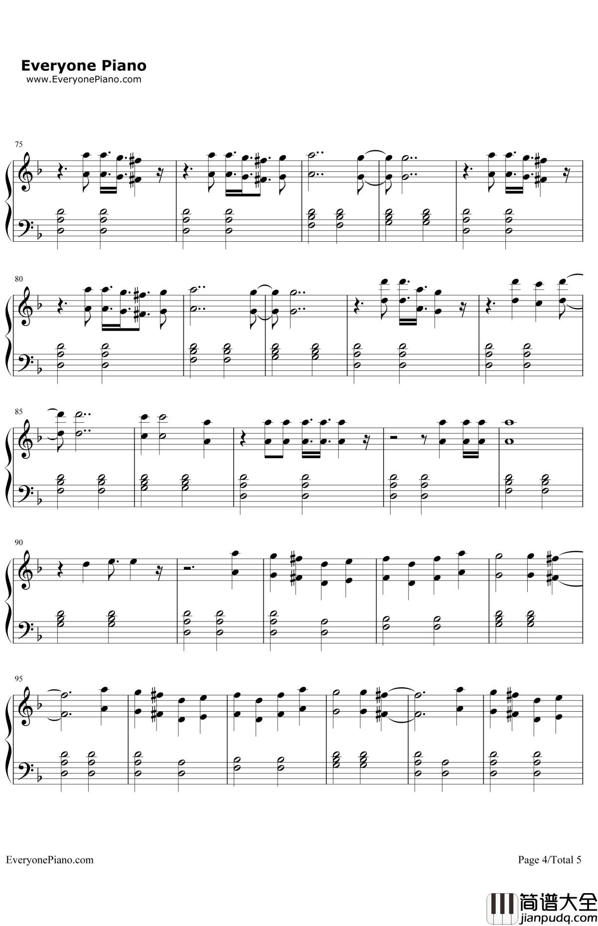 Sledgehammer钢琴谱_Rihanna_星际迷航3：超越星辰主题曲