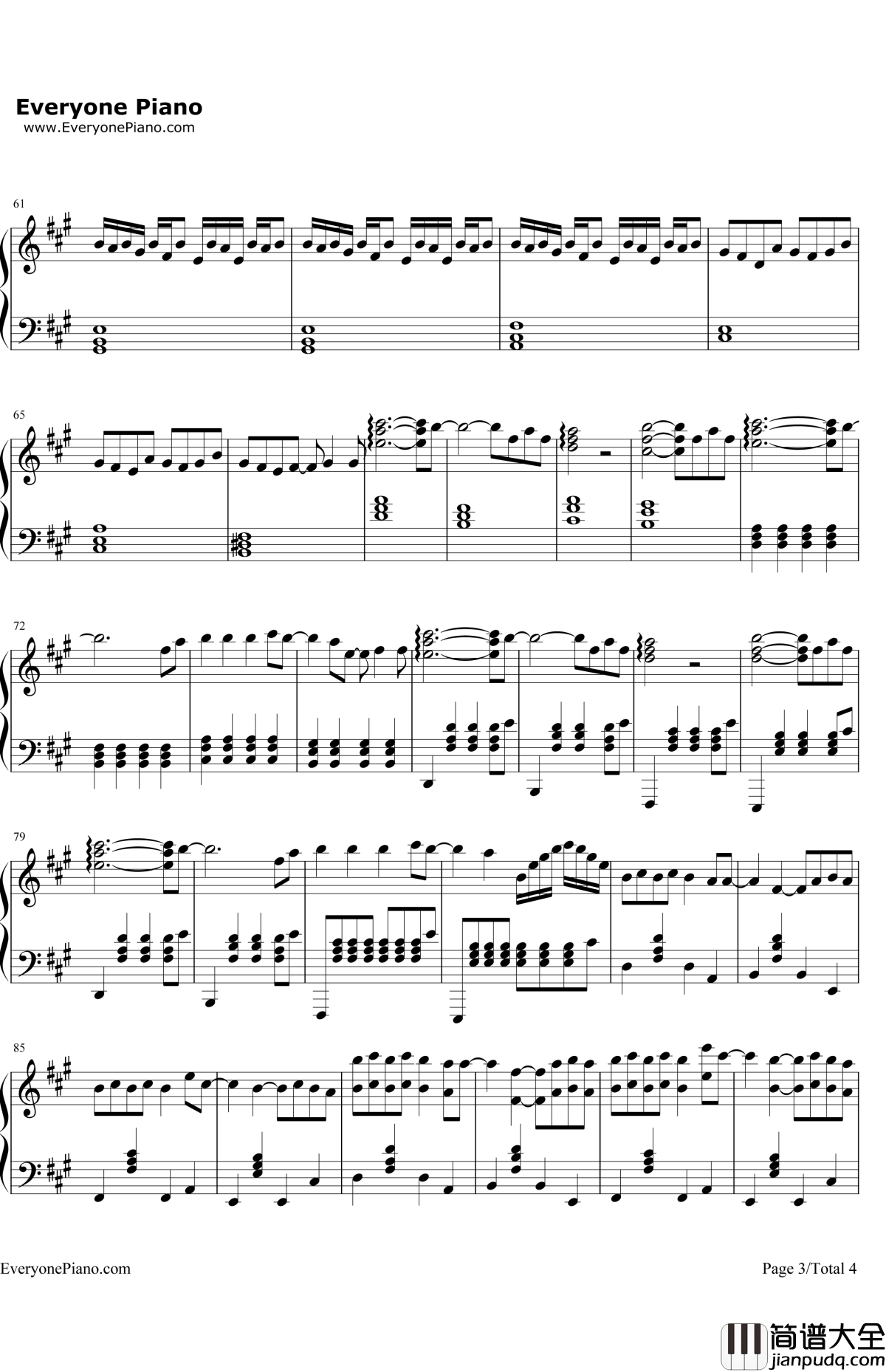 Cool钢琴谱_Alesso