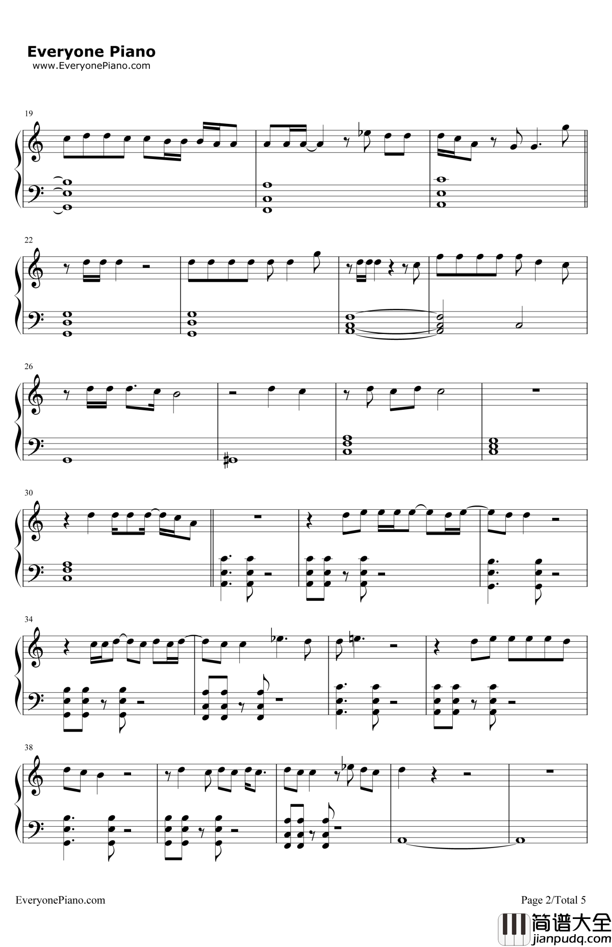 BetterLove钢琴谱_Hozier