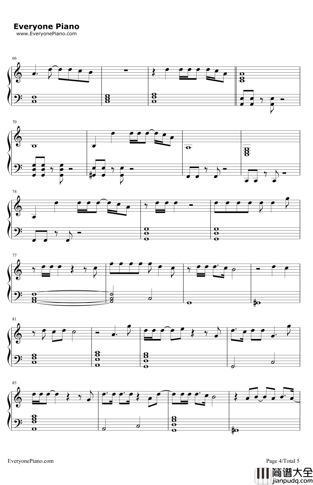 BetterLove钢琴谱_Hozier