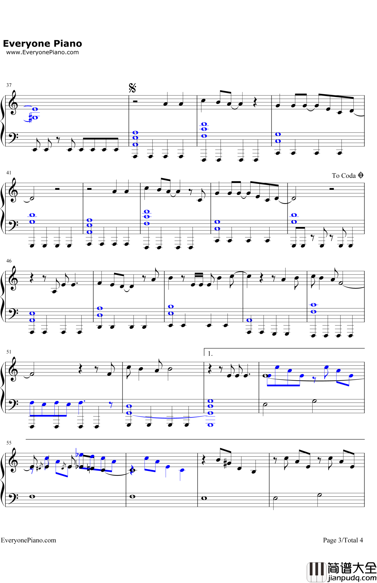 StillLovingYou钢琴谱_Scorpions