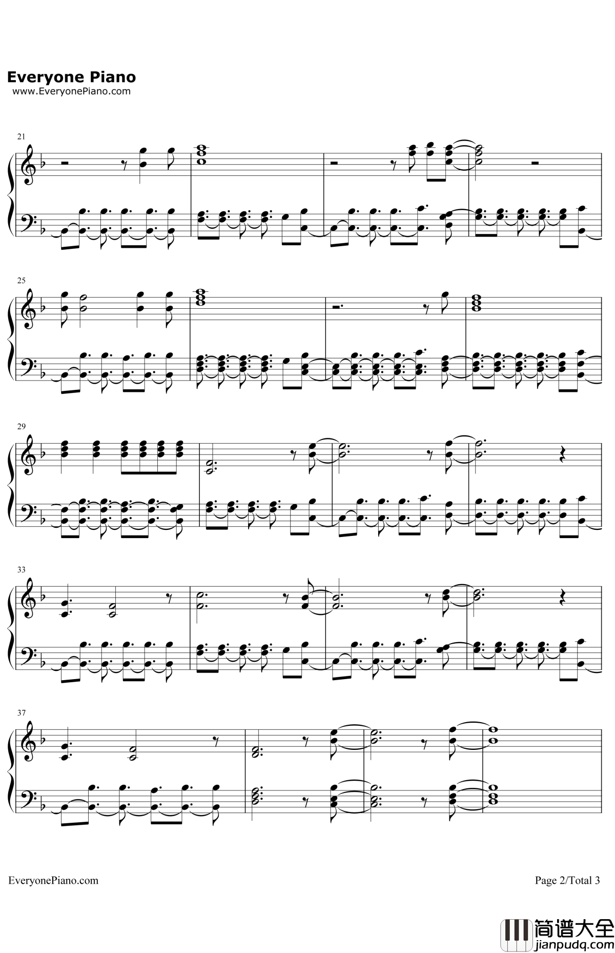 LayYourHandsonMe钢琴谱_BoomBoomSatellites_KiznaiverOP