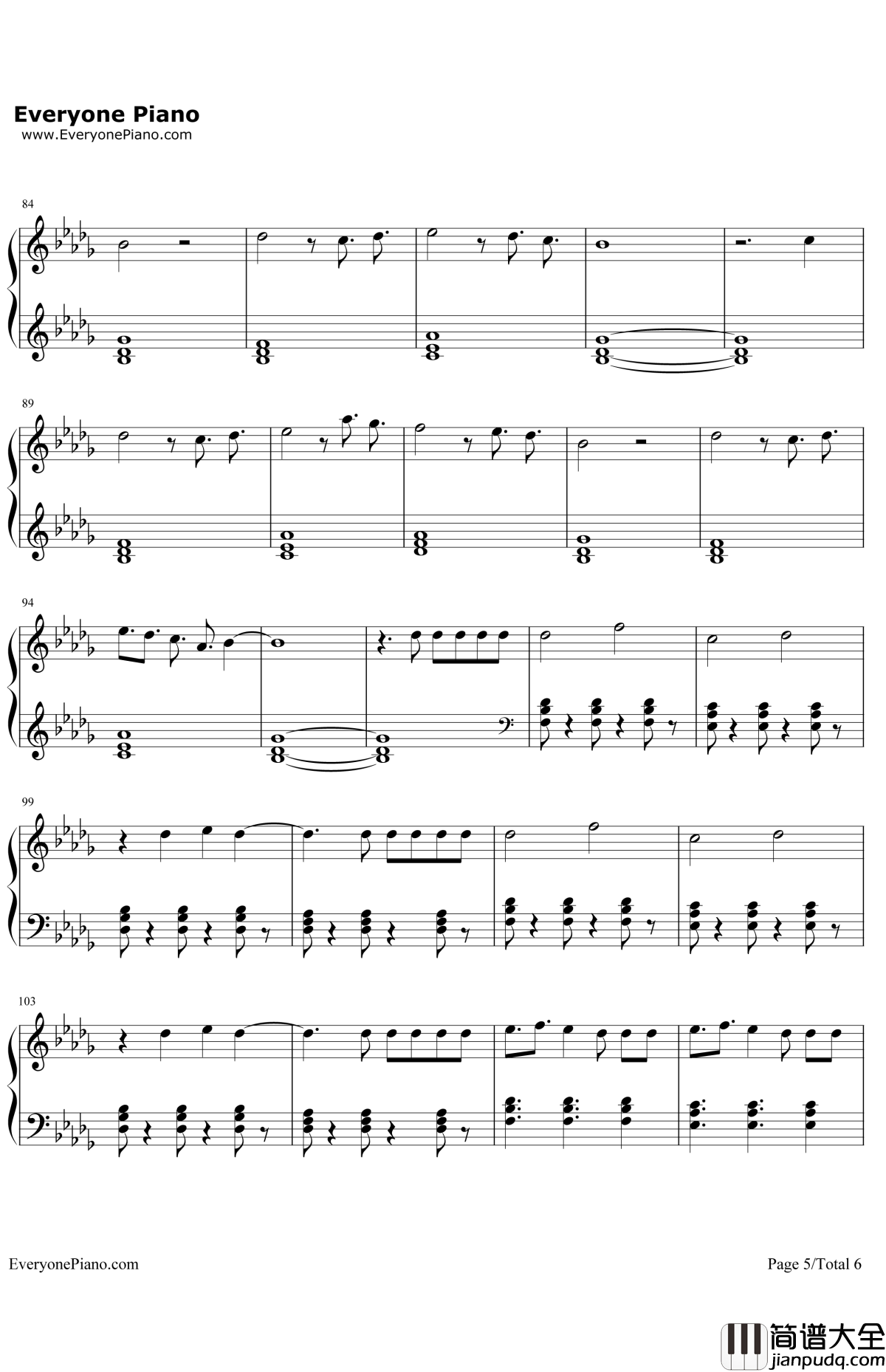 TreatYouBetter钢琴谱_ShawnMendes