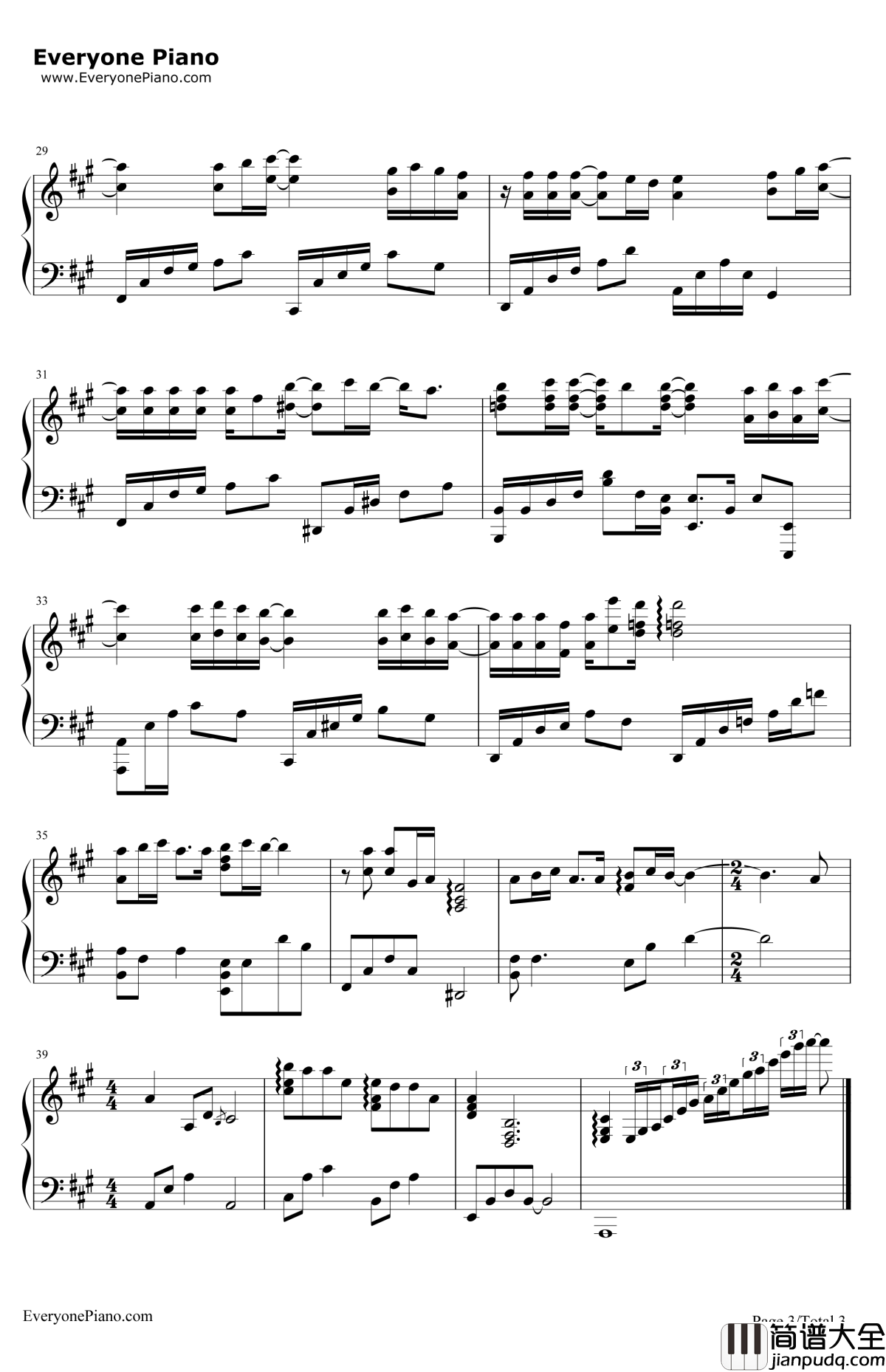 ThisLove这份爱钢琴谱_Davichi_太阳的后裔插曲