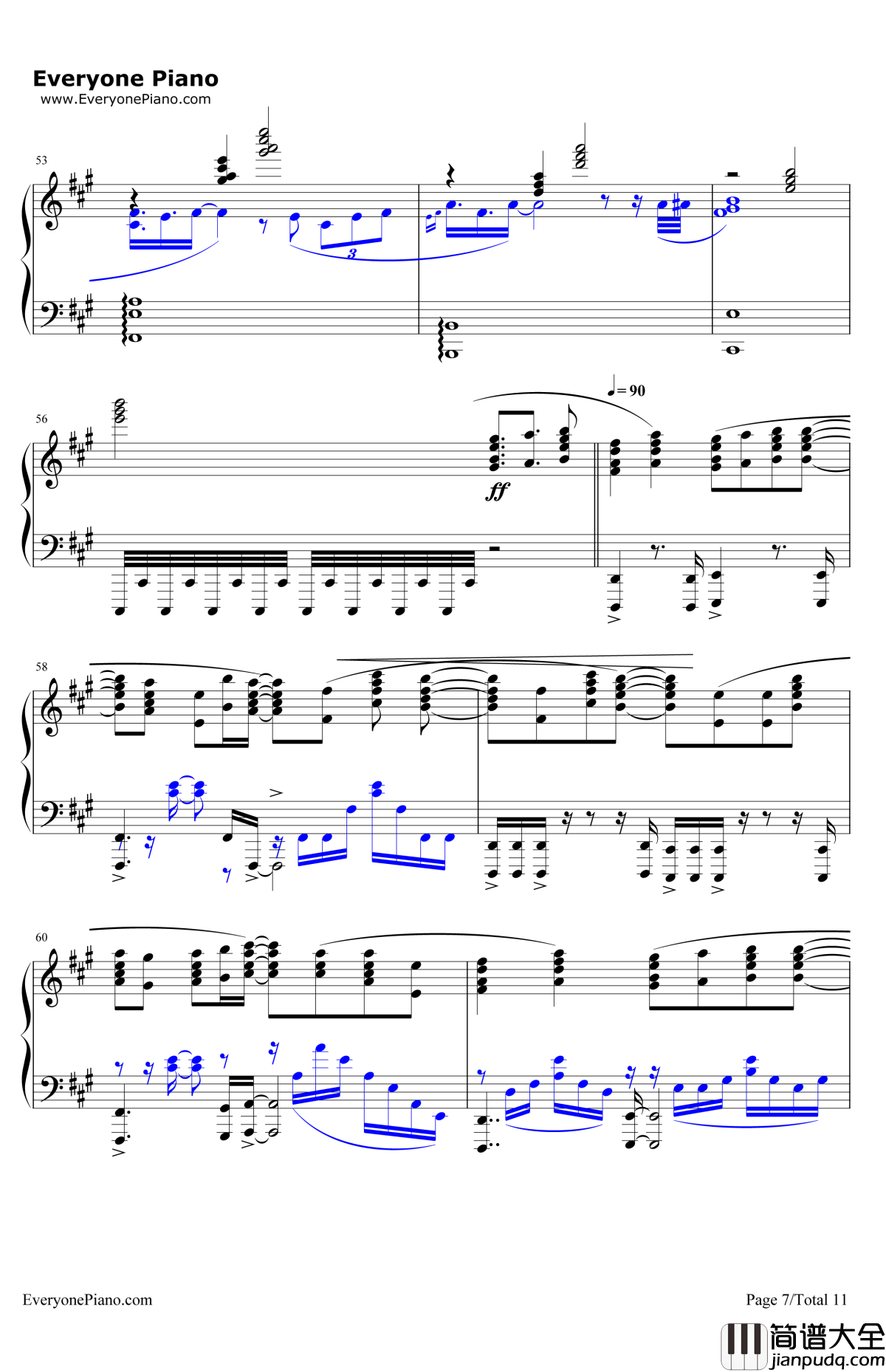 Ninelie钢琴谱_AimerwithChelly_甲铁城的卡巴内利ED