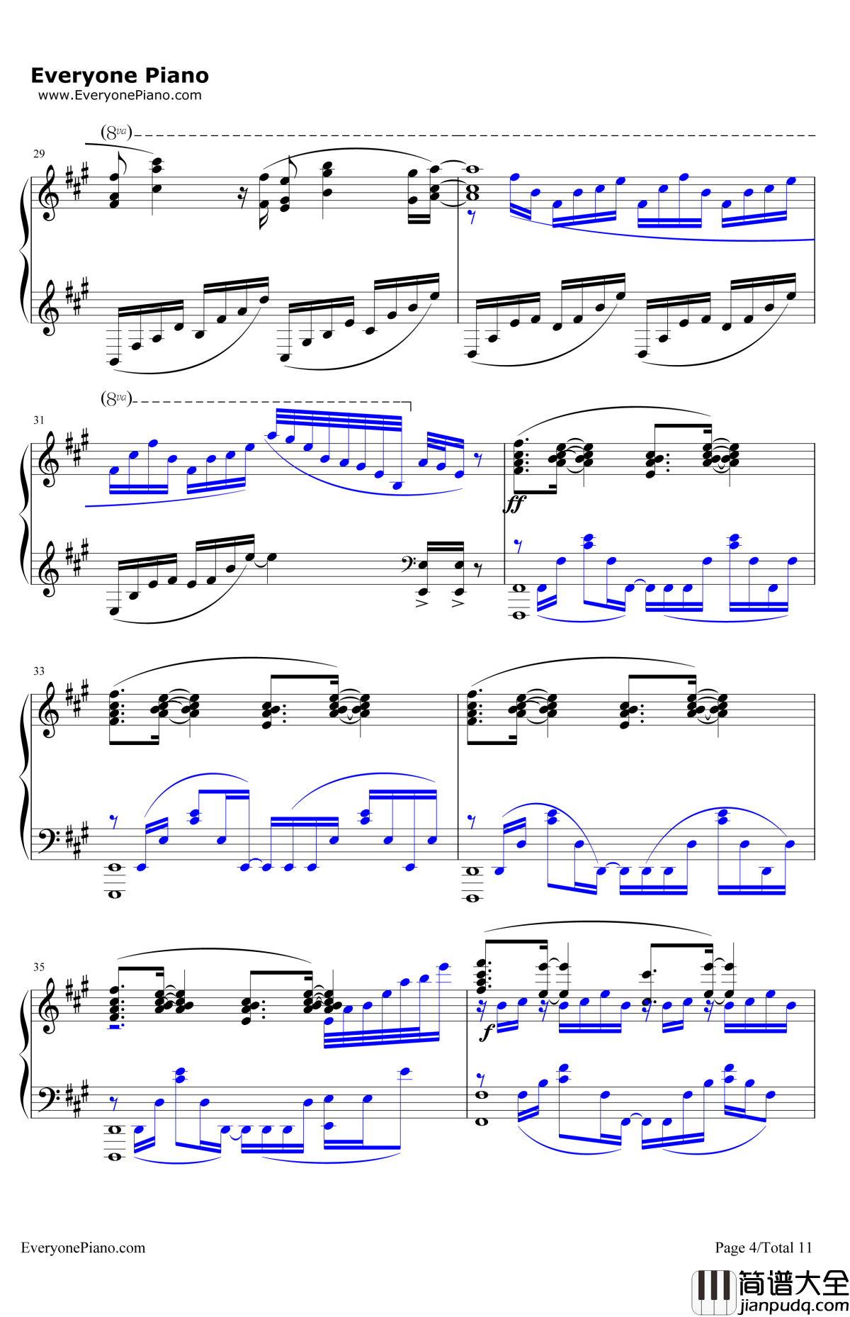 Ninelie钢琴谱_AimerwithChelly_甲铁城的卡巴内利ED