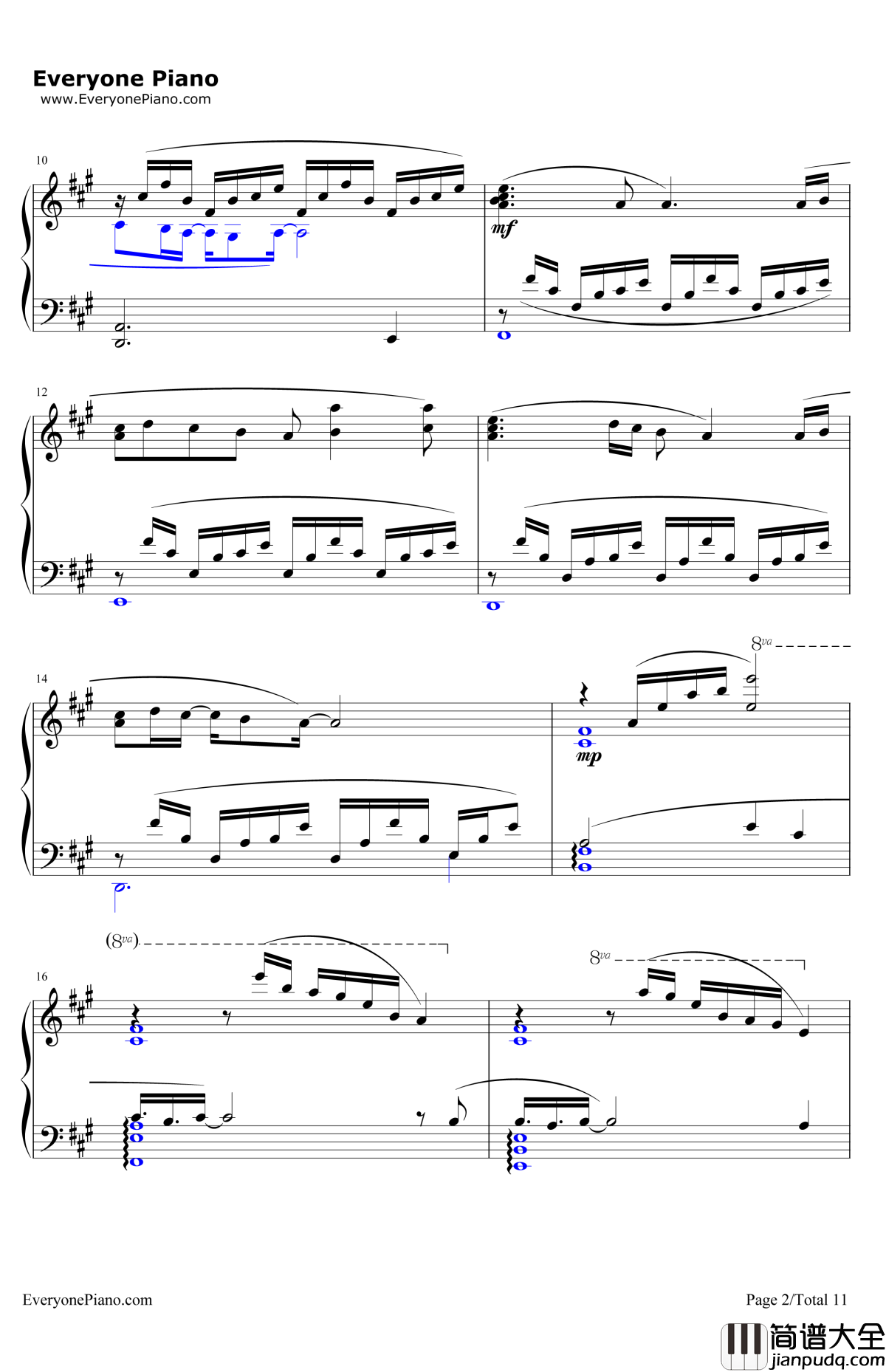 Ninelie钢琴谱_AimerwithChelly_甲铁城的卡巴内利ED