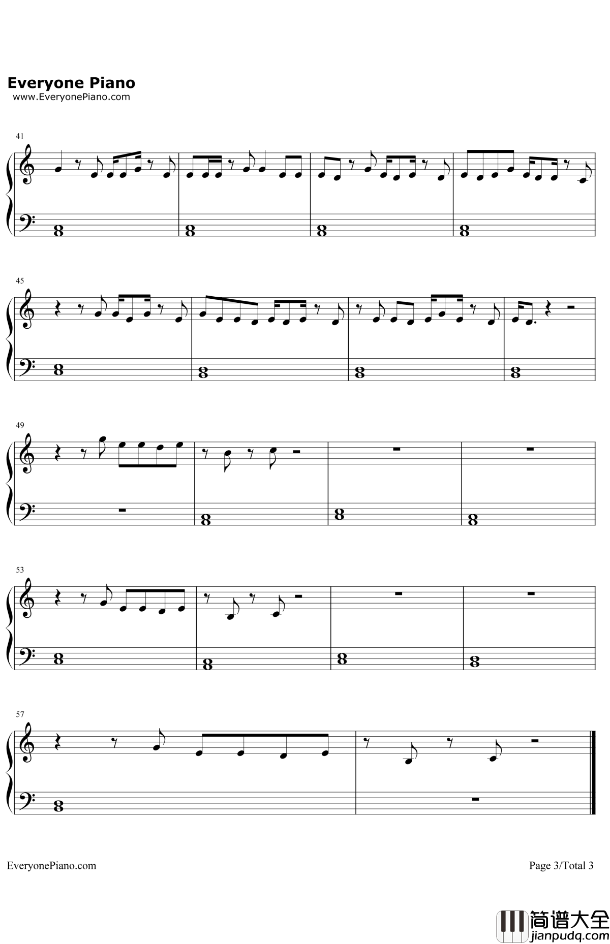 WildThings钢琴谱_AlessiaCara