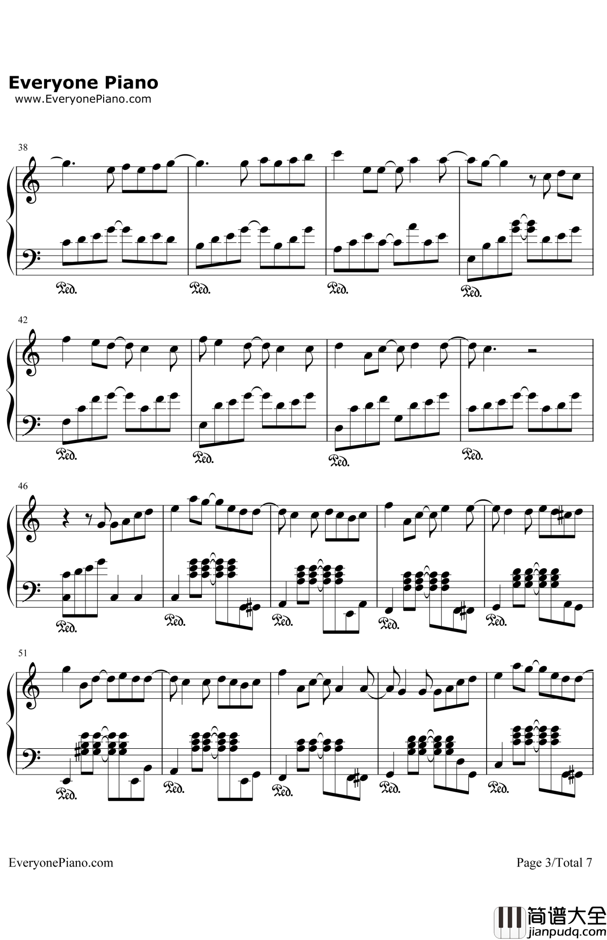 小手拉大手钢琴谱_梁静茹