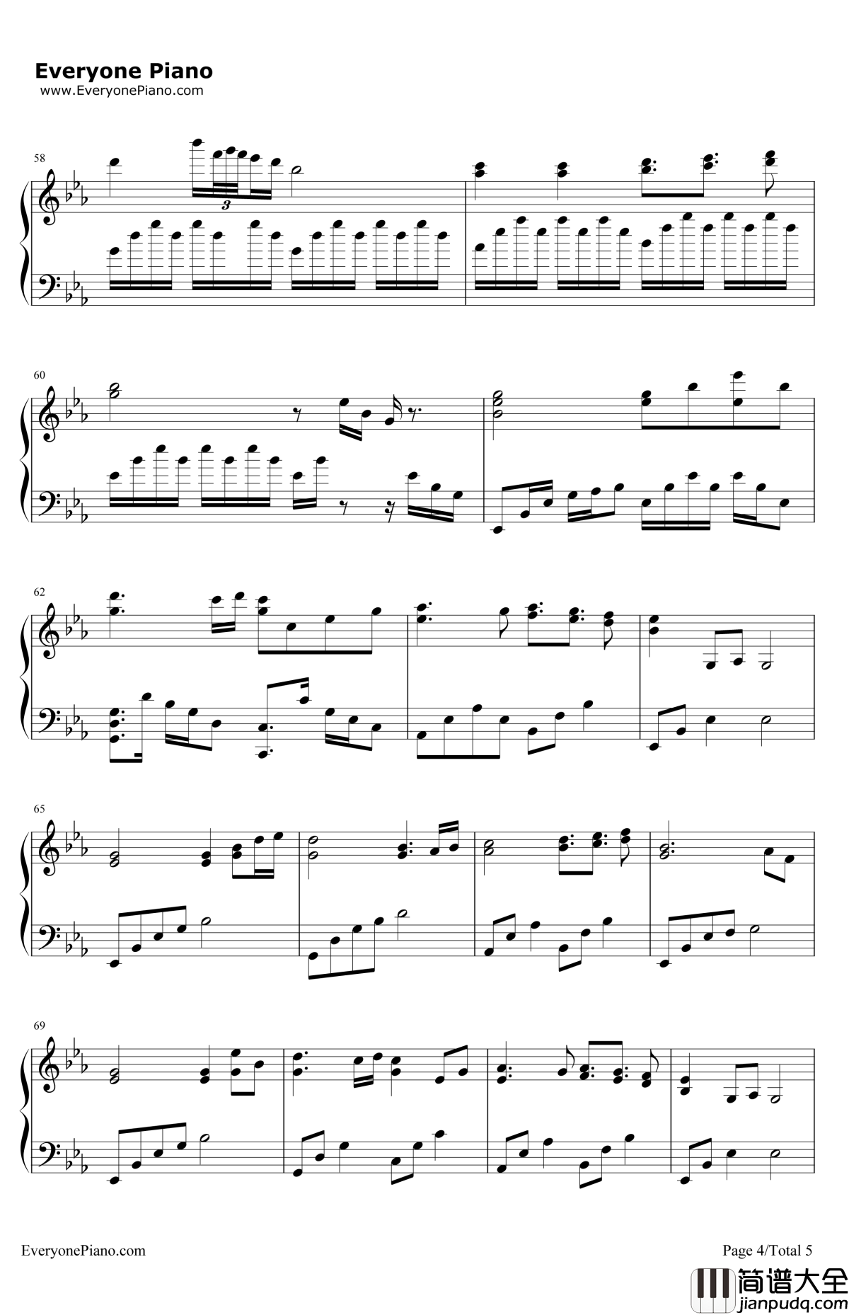 爸爸钢琴谱_鸟叔(PSY)_鸟叔