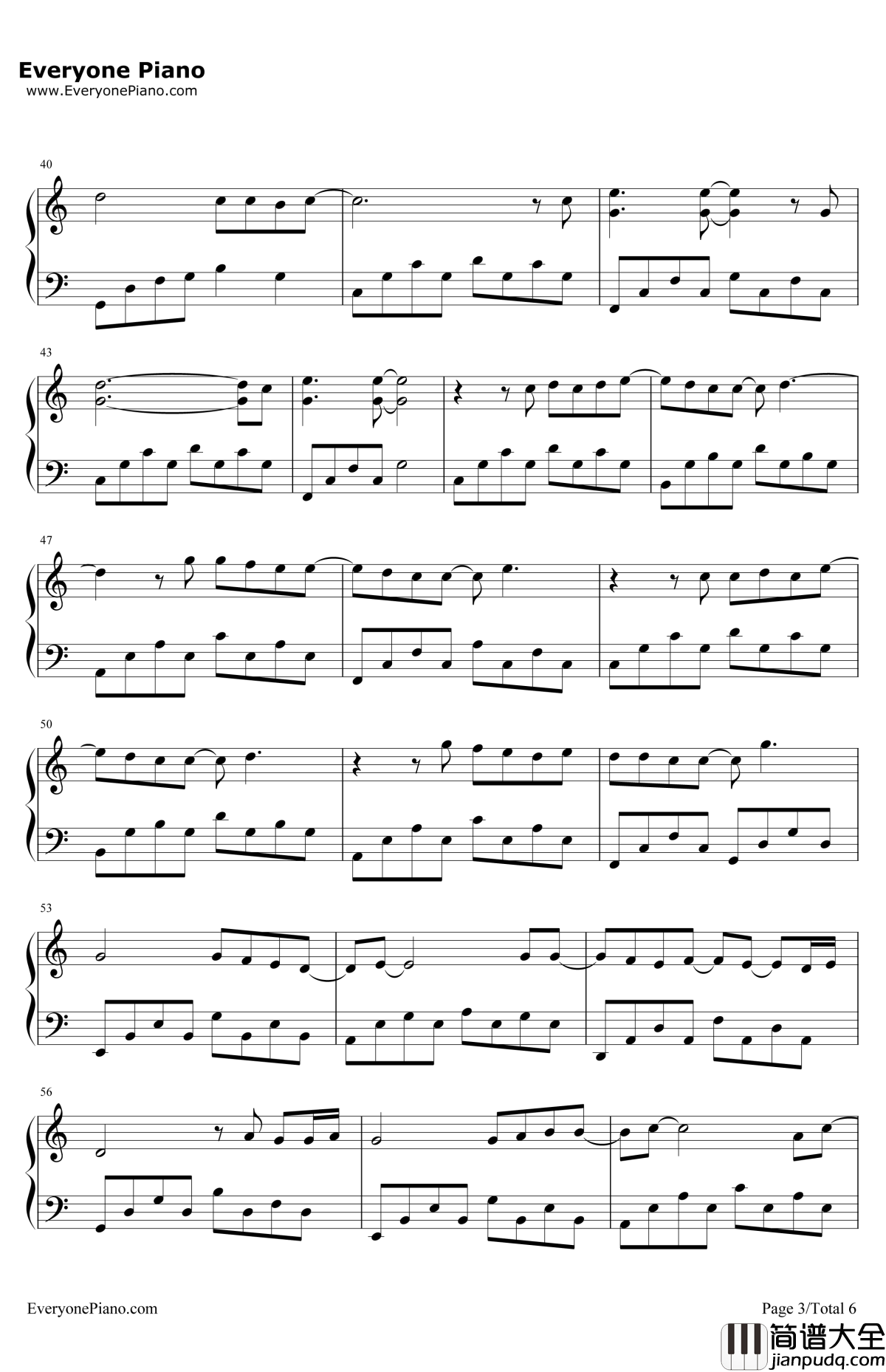 孤单摩天轮钢琴谱_飞轮海