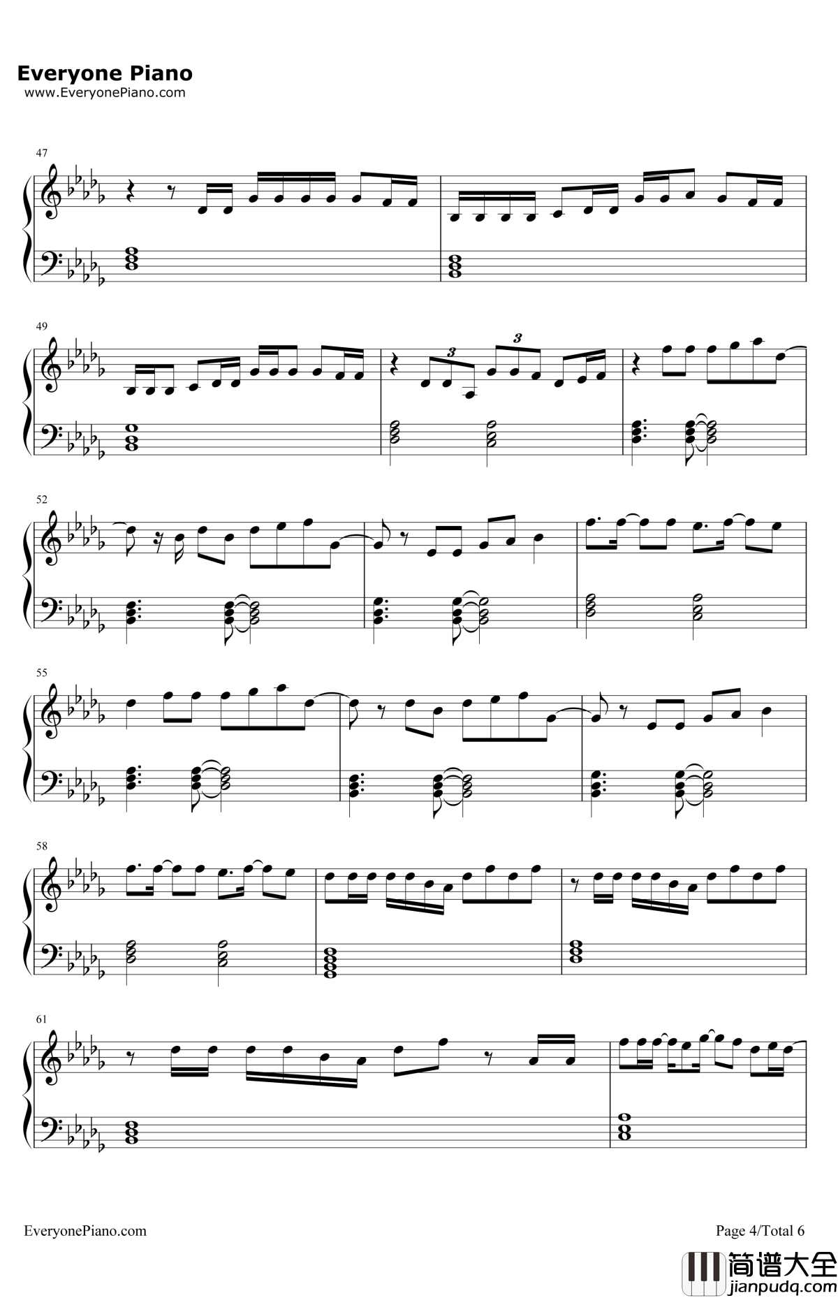 LockedAway钢琴谱_R.City