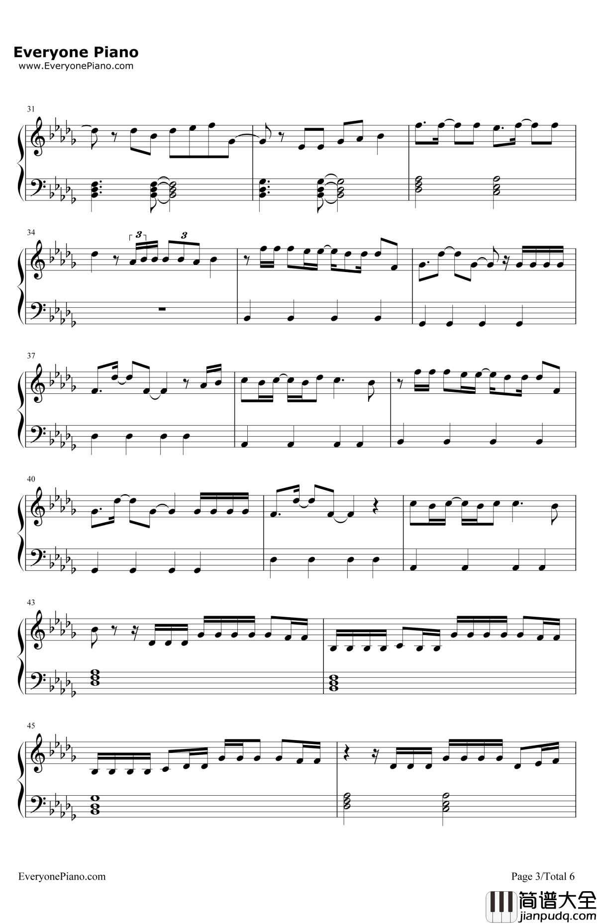 LockedAway钢琴谱_R.City