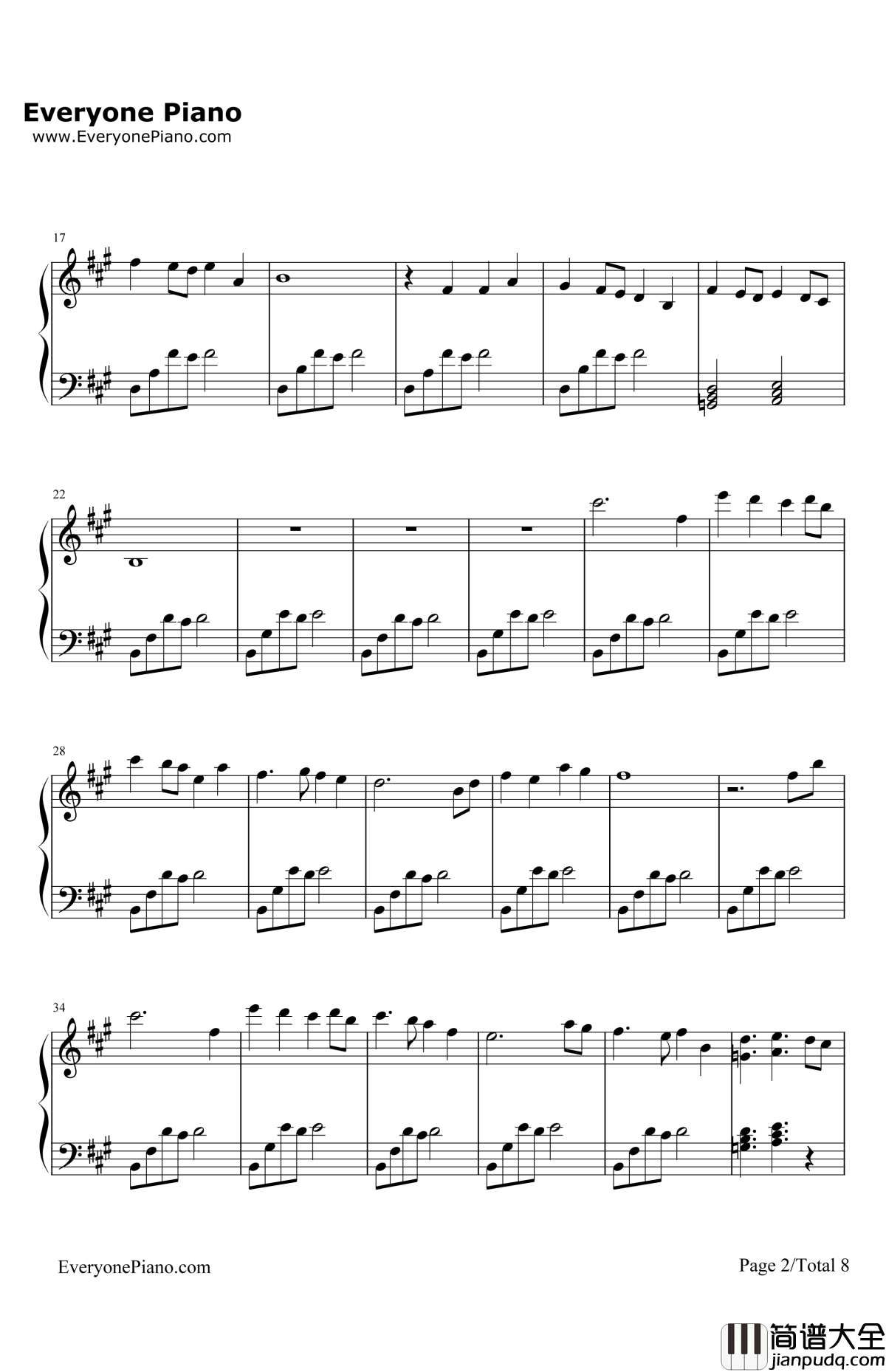 花儿落了钢琴谱_林海