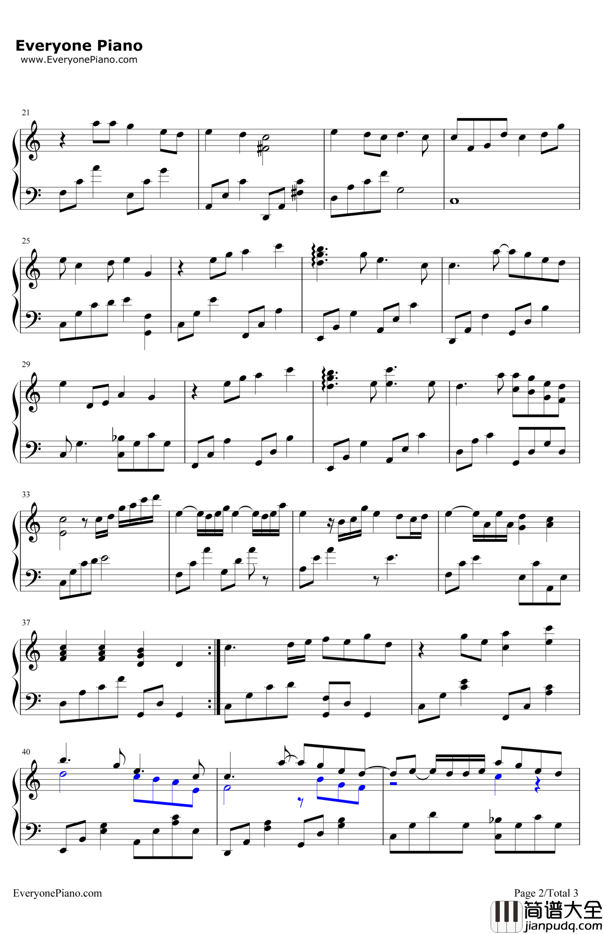 时间煮雨钢琴谱_郁可唯_小时代宣传曲