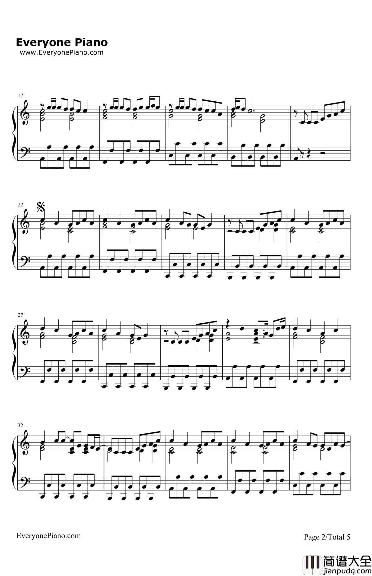 Stronger钢琴谱_KellyClarkson