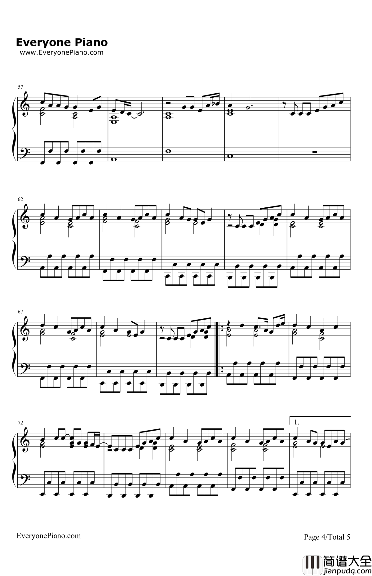 Stronger钢琴谱_KellyClarkson