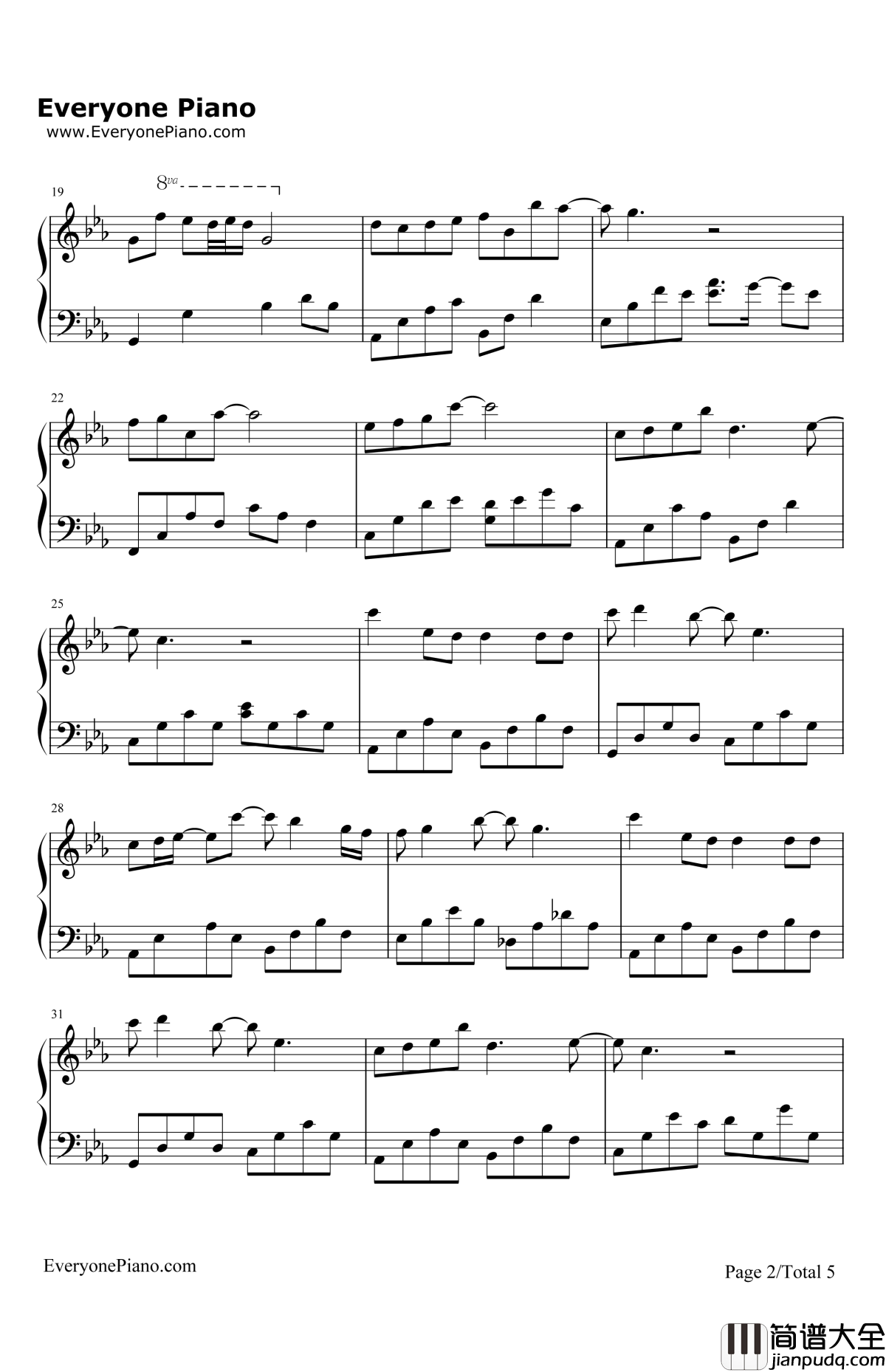 红颜旧钢琴谱_刘涛_琅琊榜插曲