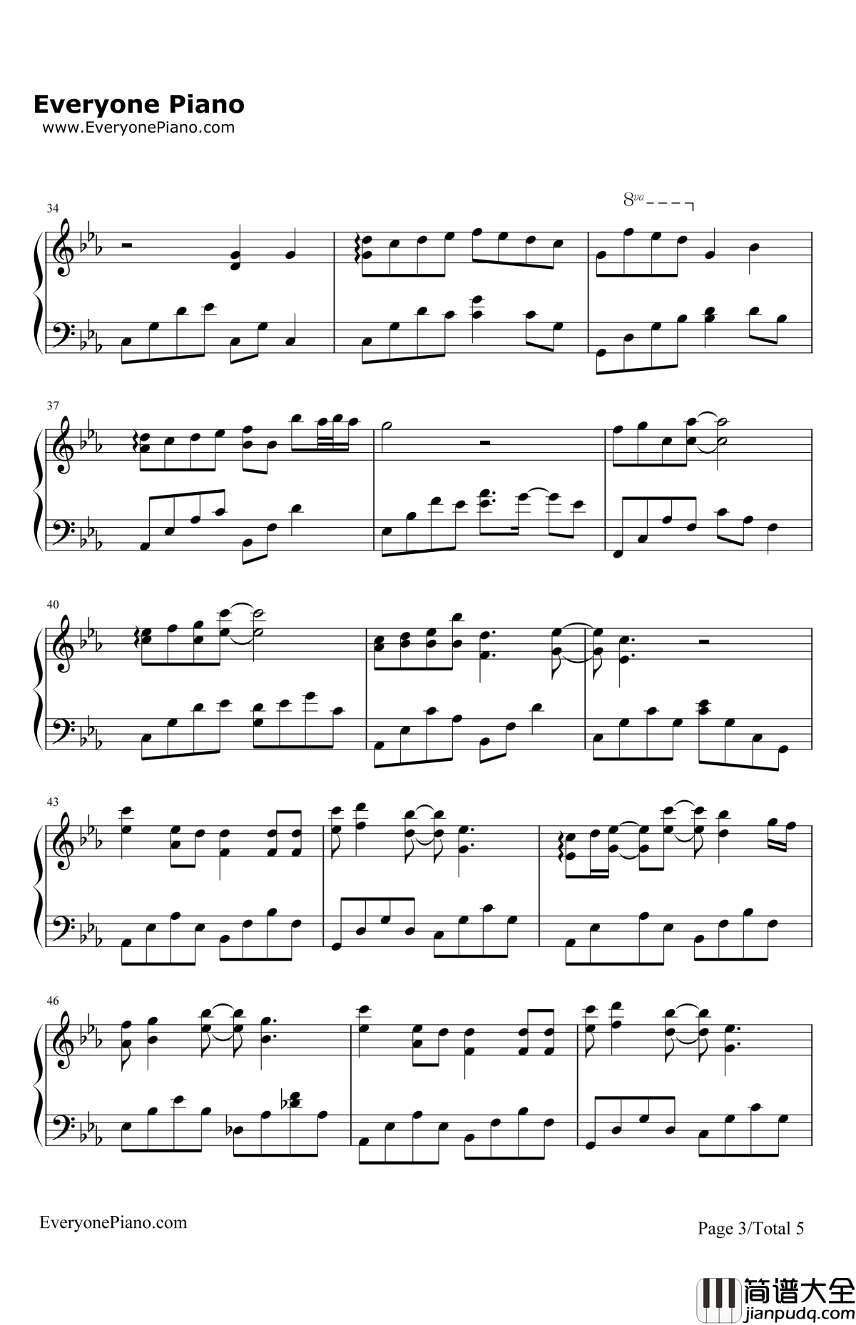 红颜旧钢琴谱_刘涛_琅琊榜插曲