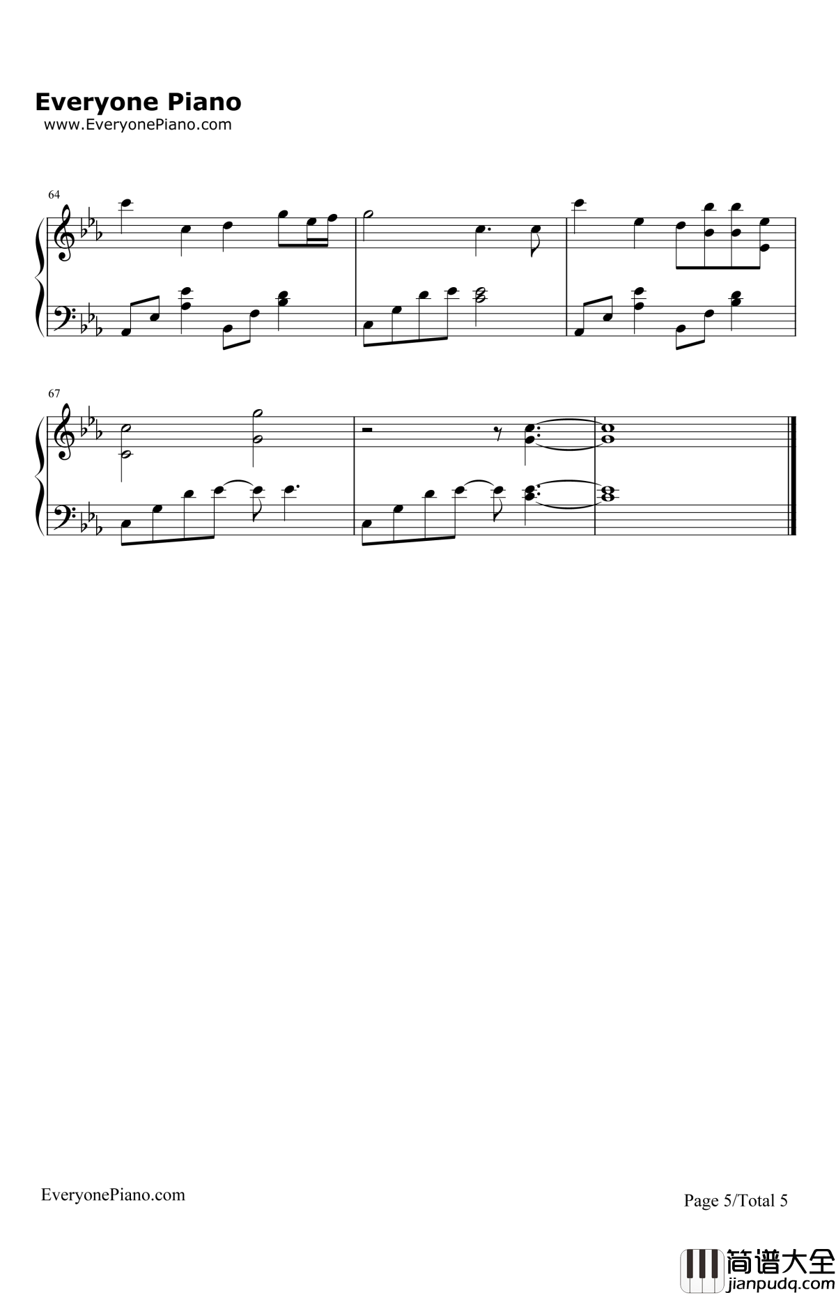 红颜旧钢琴谱_刘涛_琅琊榜插曲