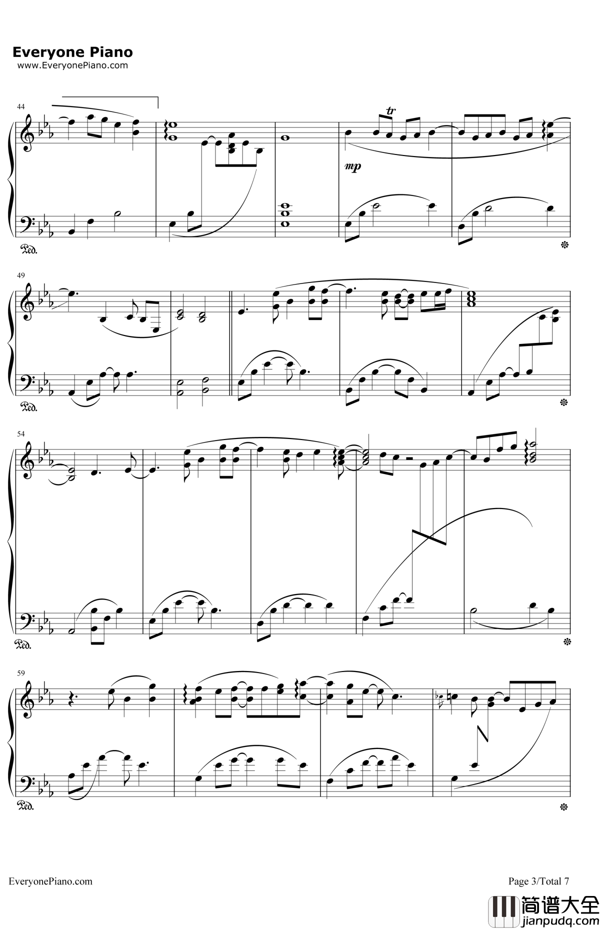 不可思议钢琴谱_金莎