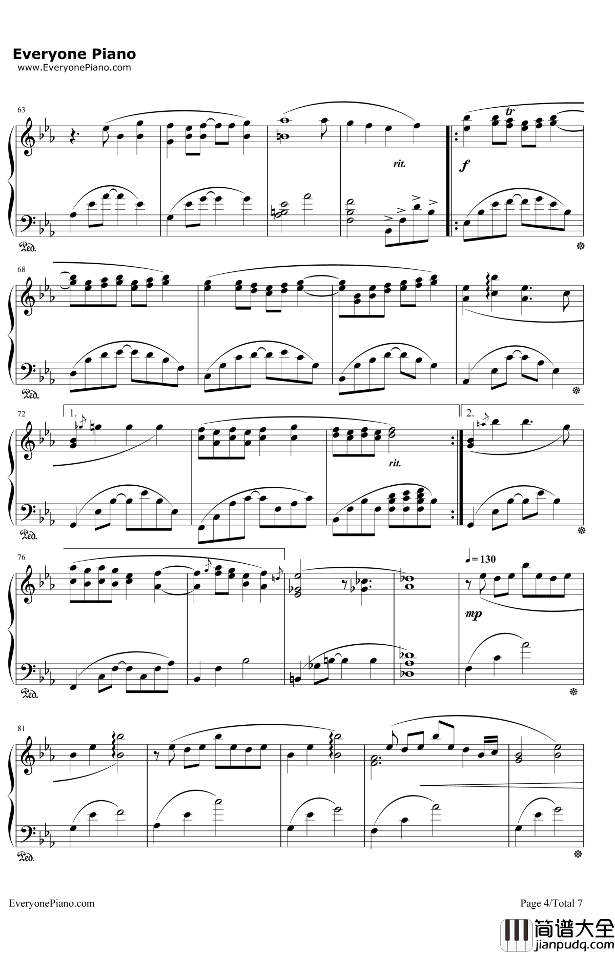 不可思议钢琴谱_金莎