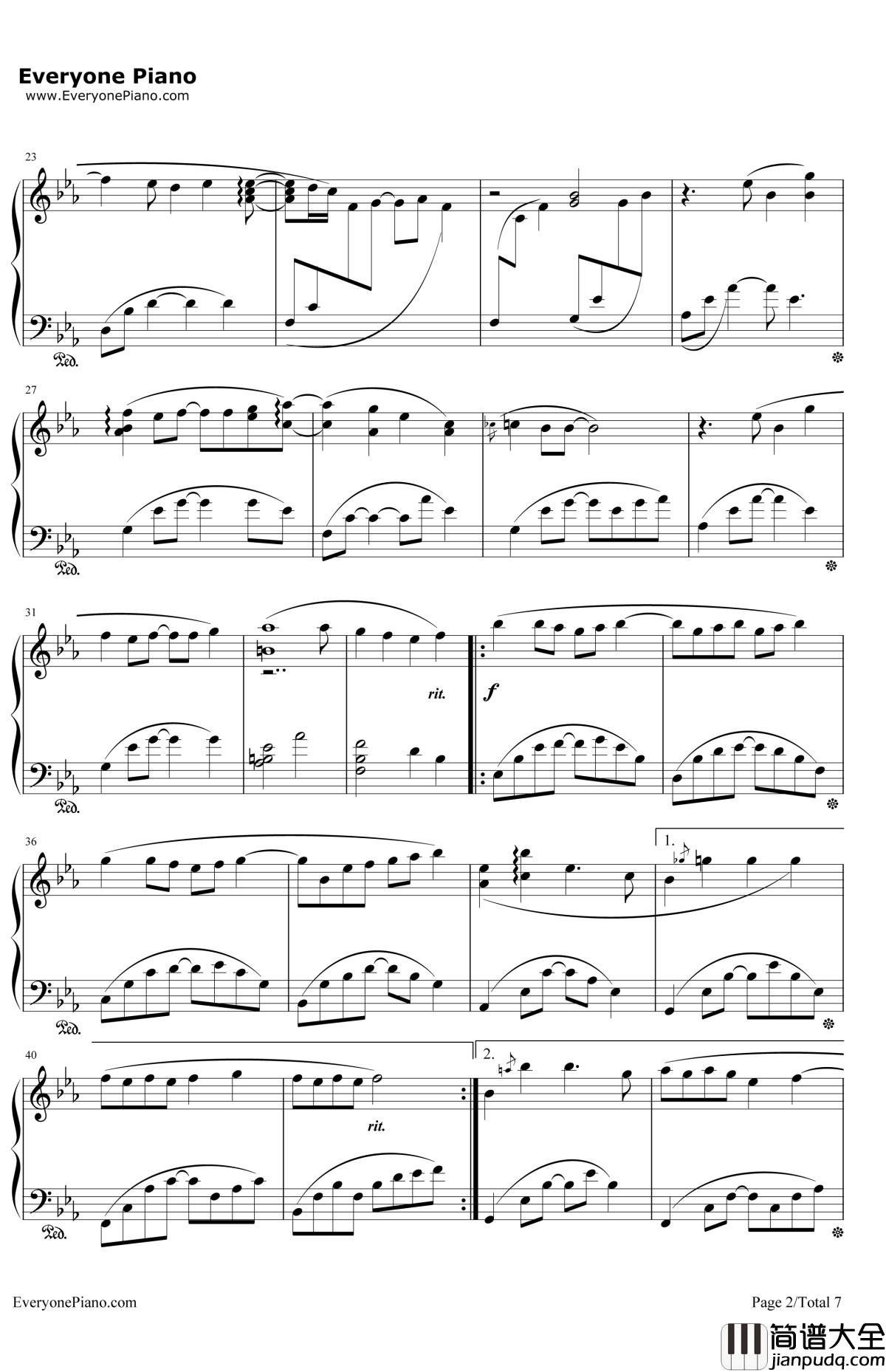 不可思议钢琴谱_金莎